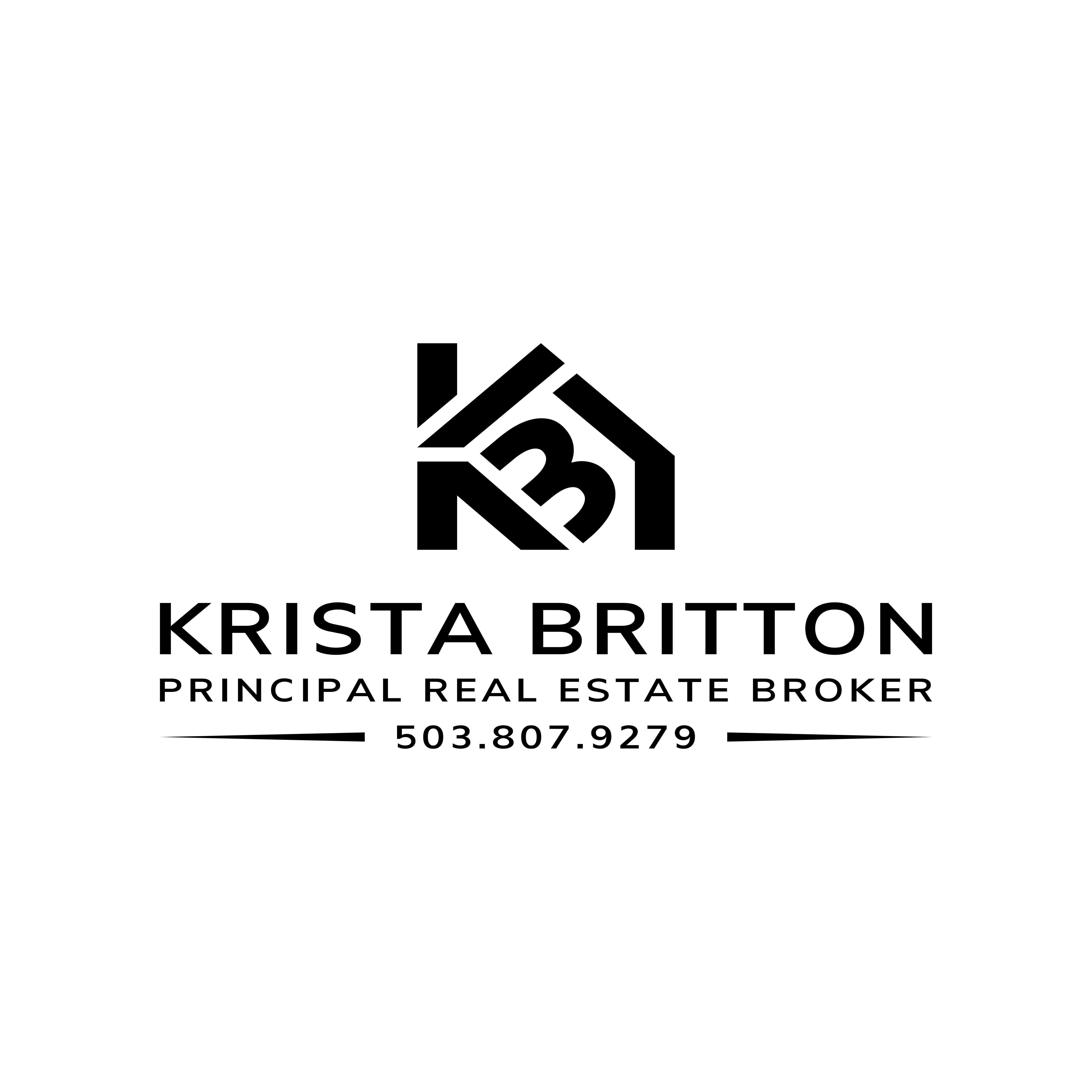 Logo Design by ramu 6 for Krista Britton Principal real estate Broker | Design #32860945