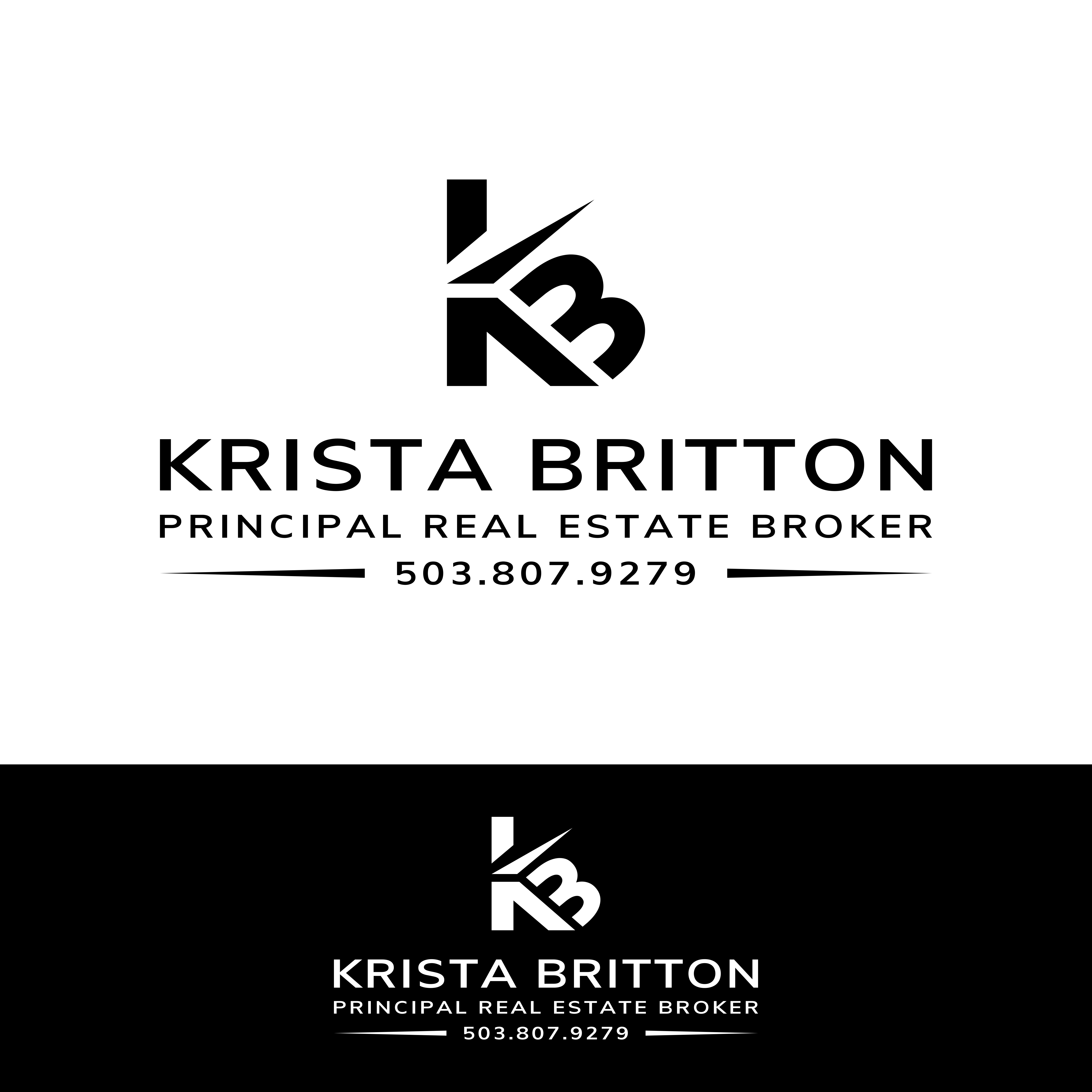 Logo Design by ramu 6 for Krista Britton Principal real estate Broker | Design #32861026