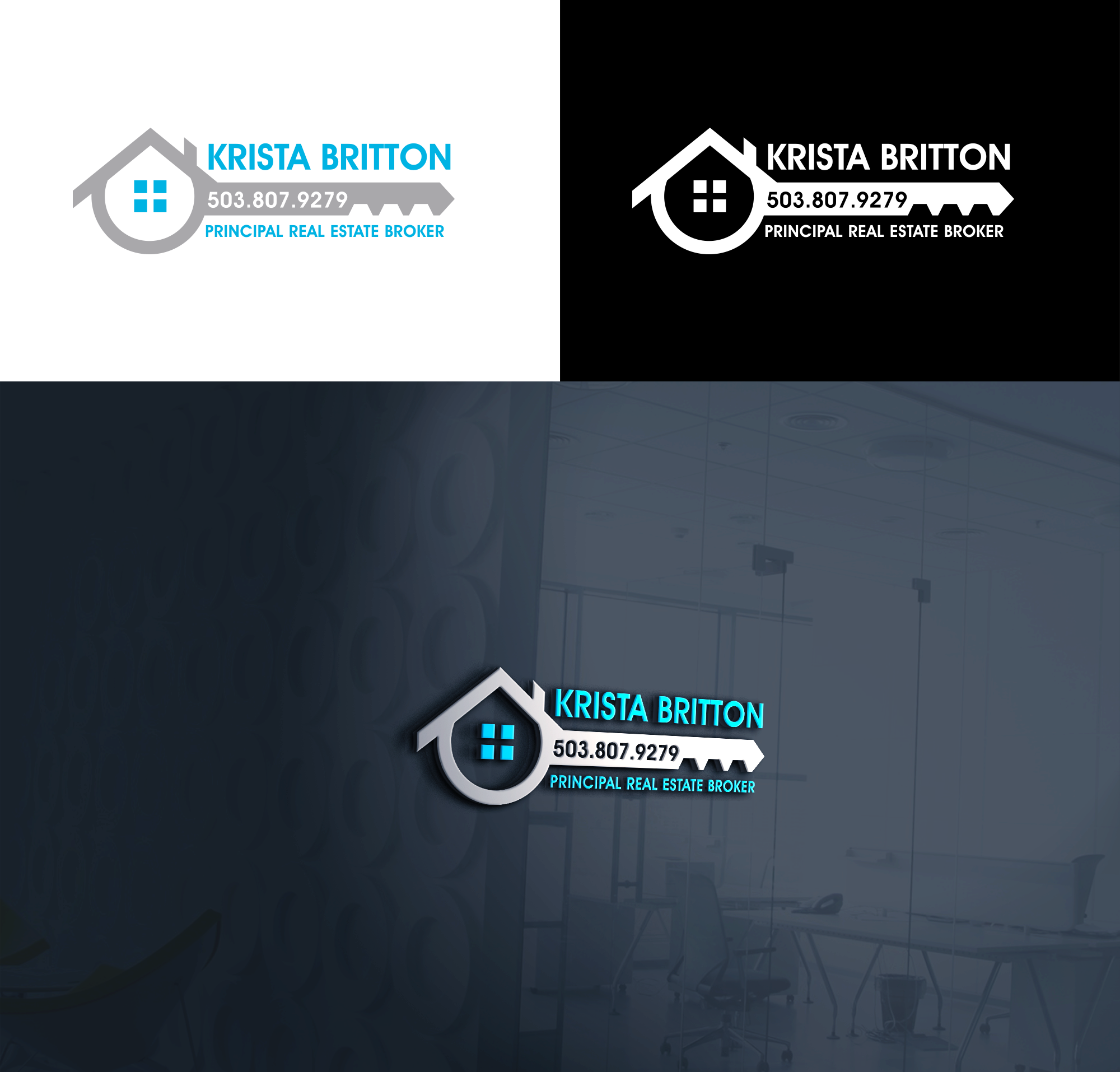 Logo Design by RA-bica for Krista Britton Principal real estate Broker | Design #32849130
