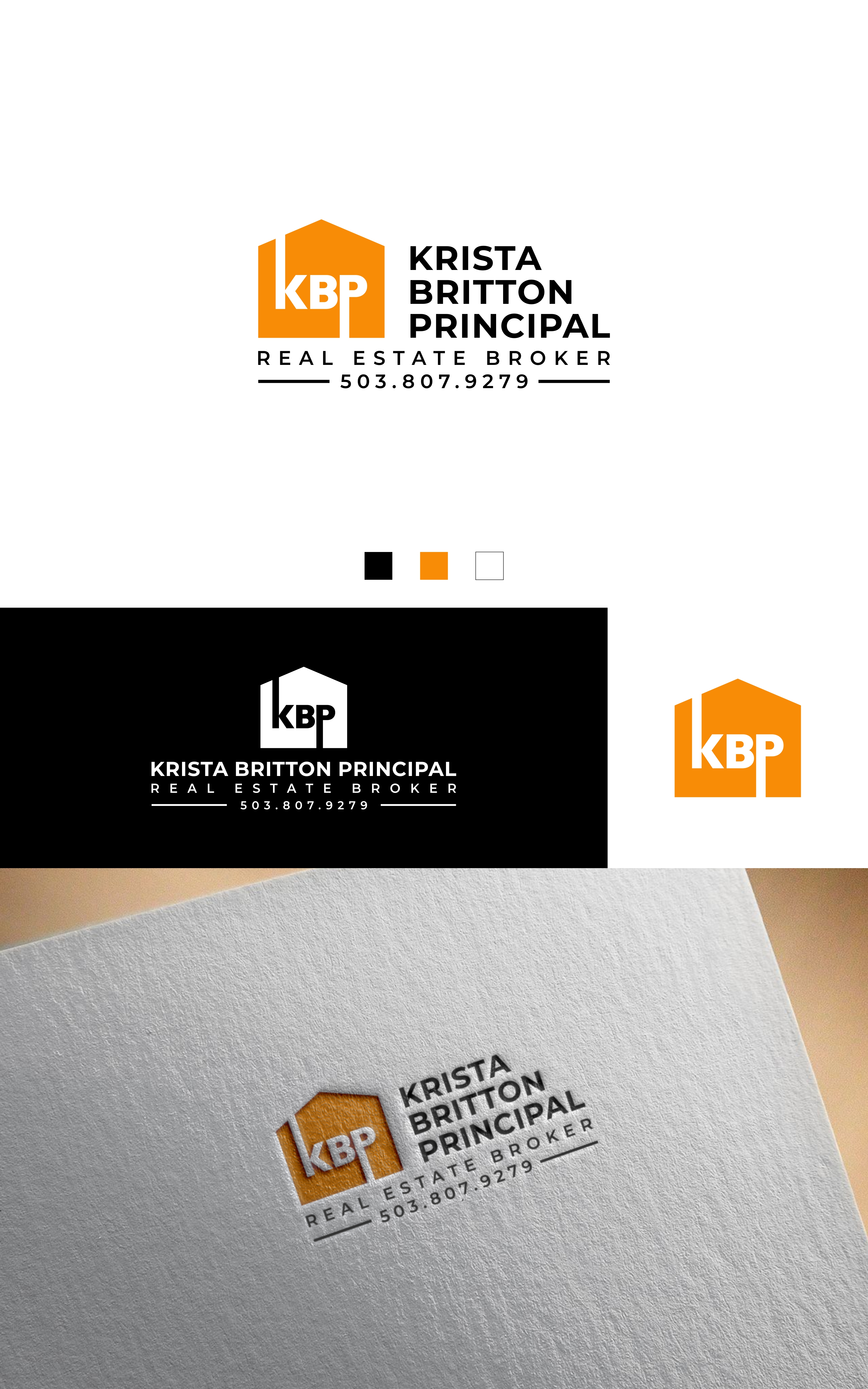 Logo Design by Dell_a.Design for Krista Britton Principal real estate Broker | Design #32839813