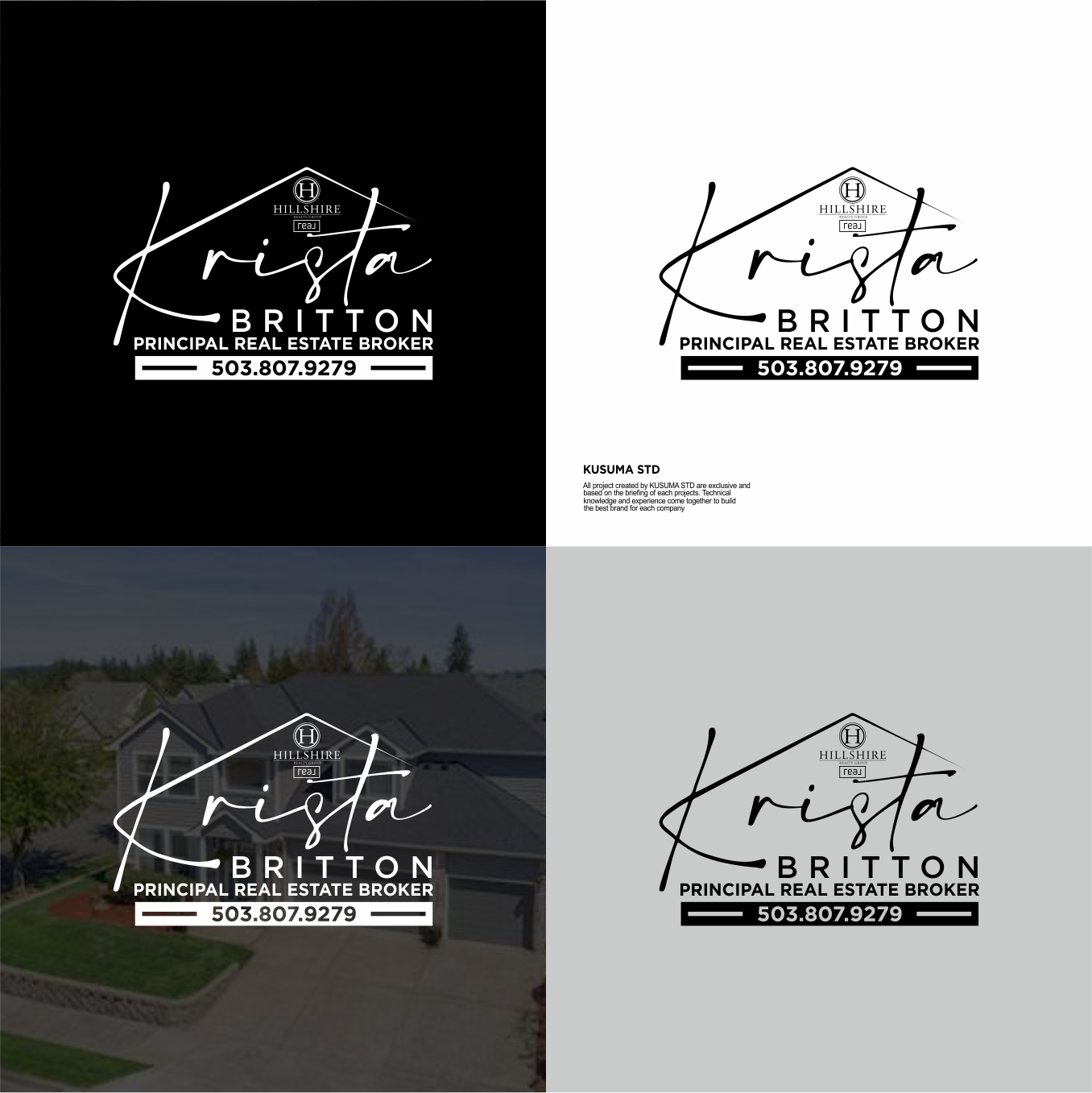 Logo Design by Kusuma Studio for Krista Britton Principal real estate Broker | Design #32842181