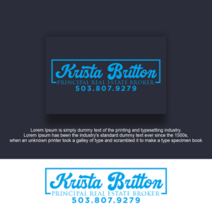 Diseño de Logo por Abigaill_design para Krista Britton Principal real estate Broker | Diseño: #32840786