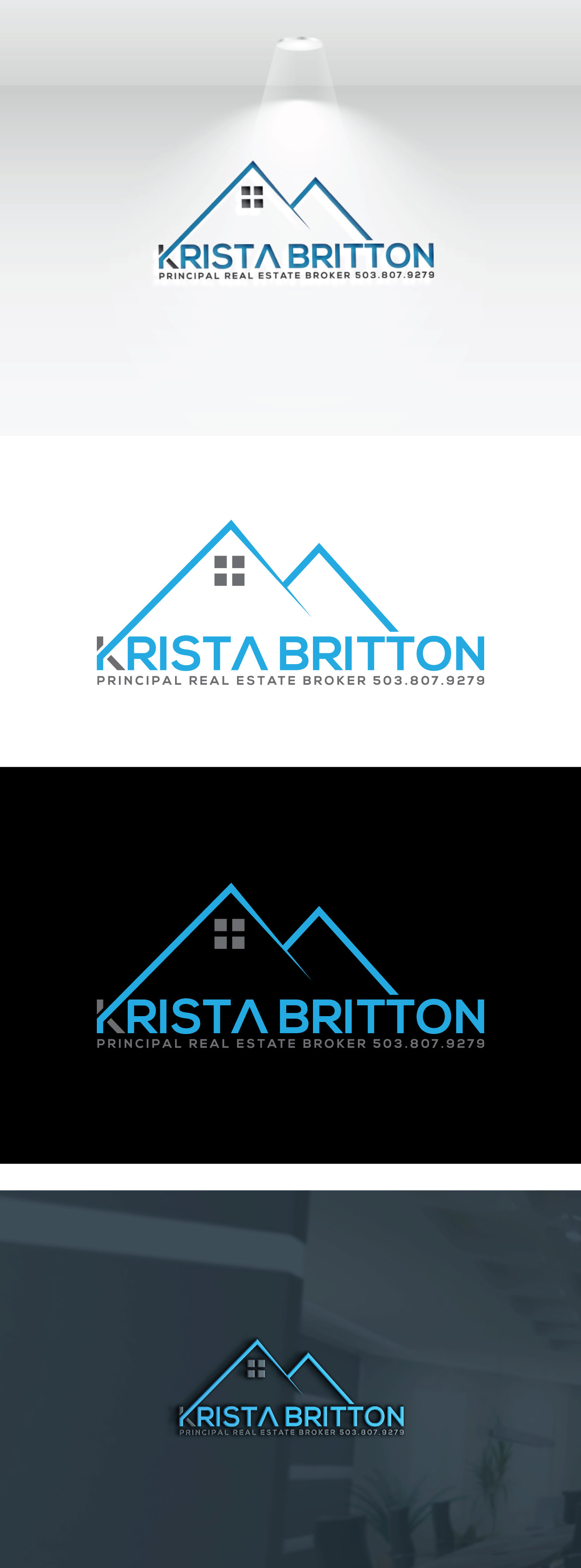 Logo Design by Dived99 for Krista Britton Principal real estate Broker | Design #32845361