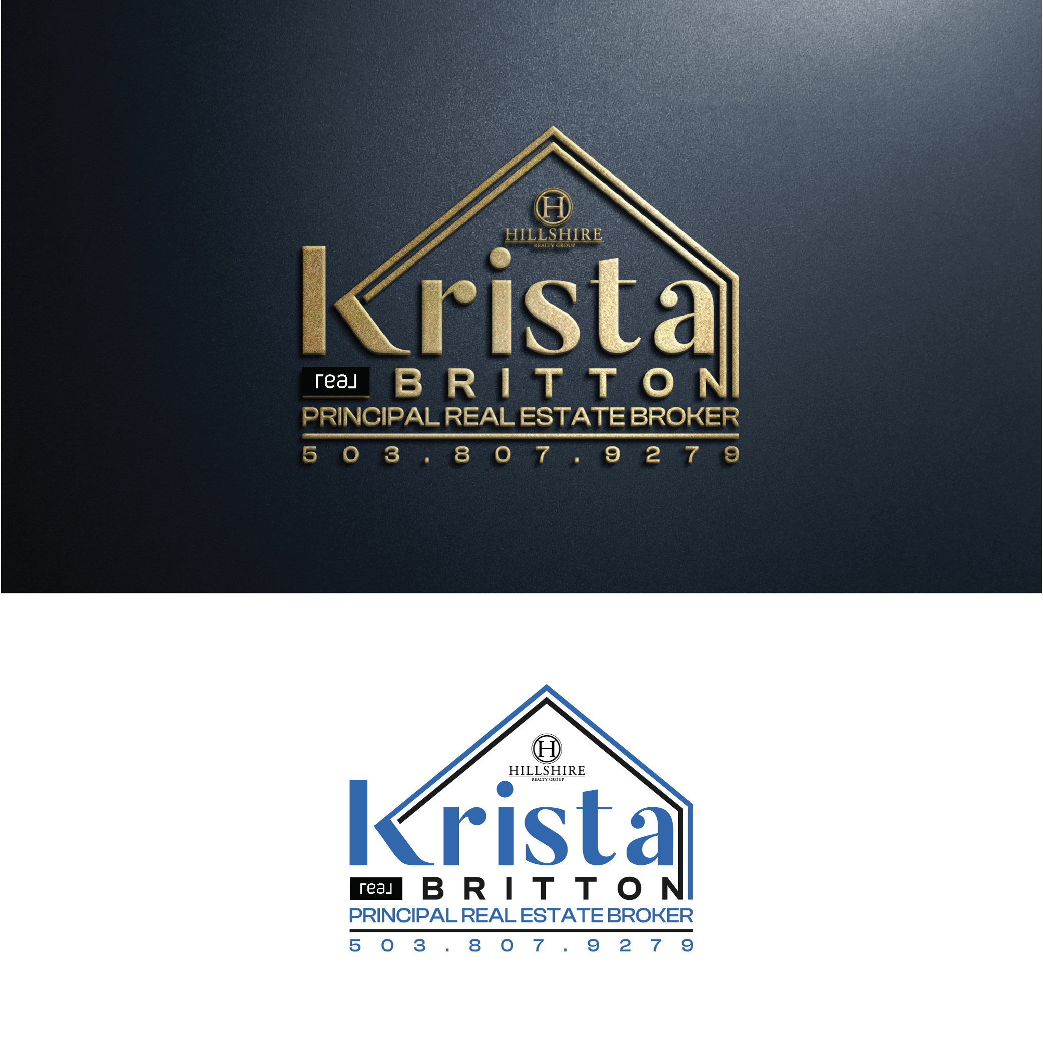 Logo Design by creativemood438 for Krista Britton Principal real estate Broker | Design #32853312