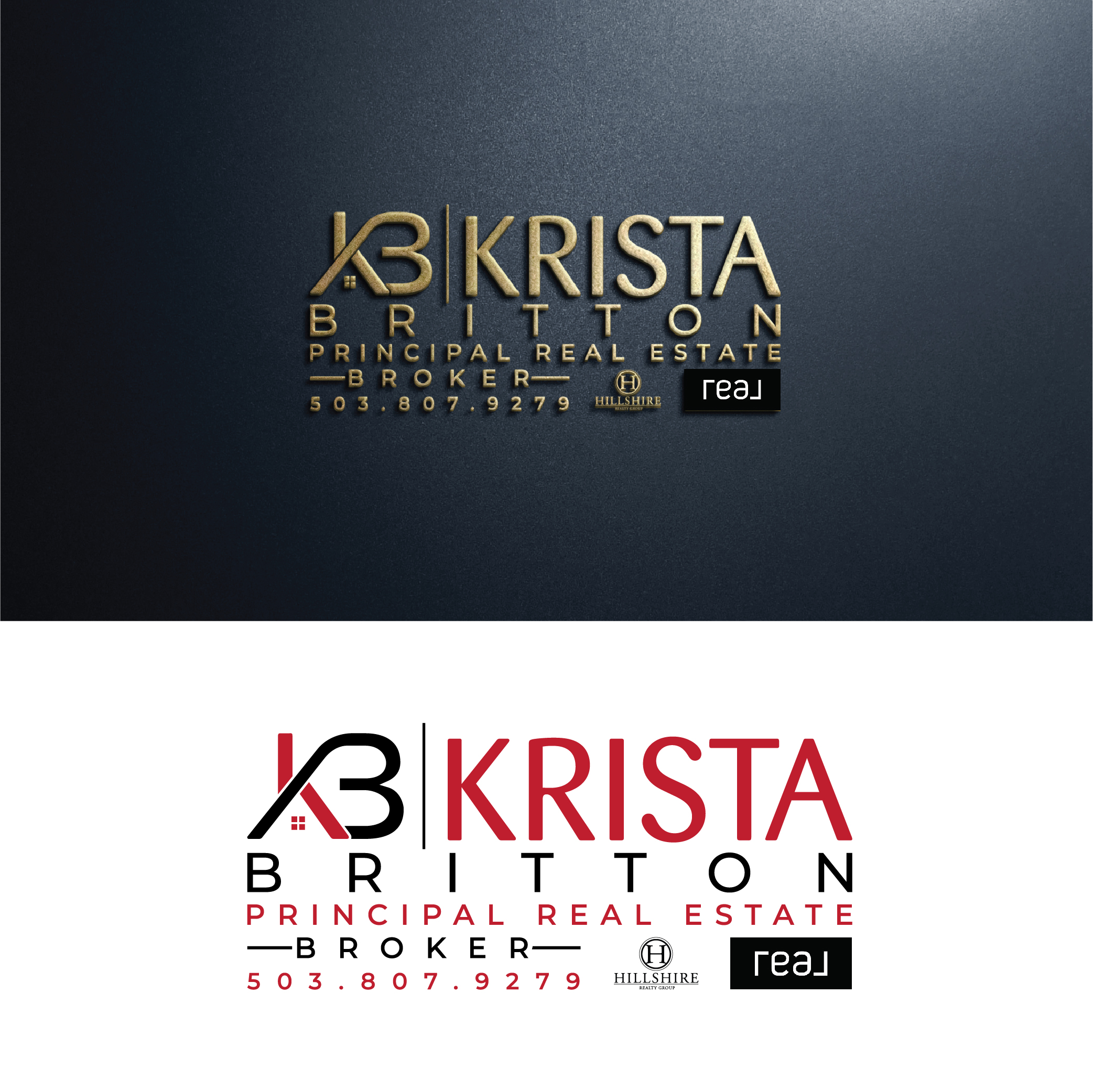 Logo Design by creativemood438 for Krista Britton Principal real estate Broker | Design #32853313