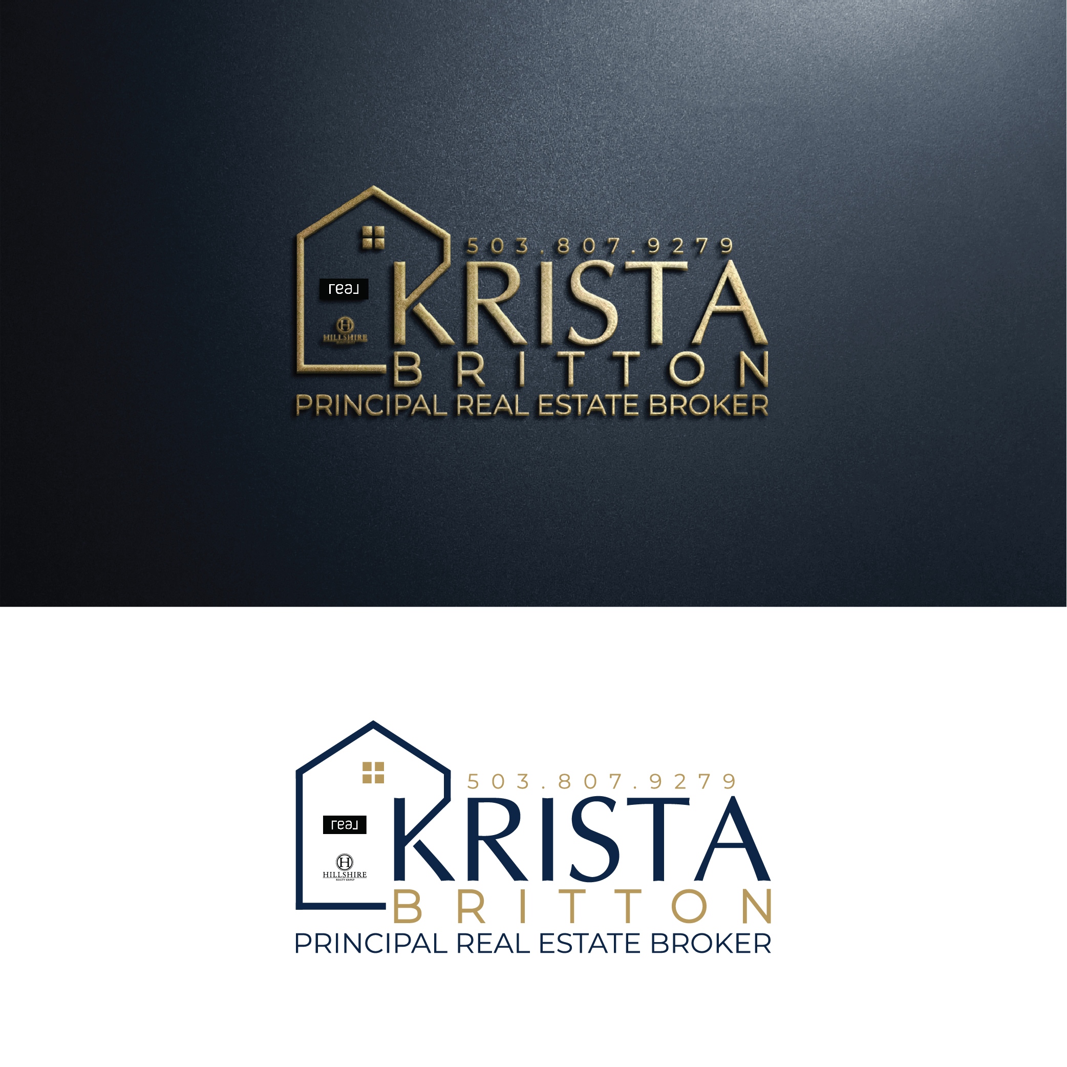 Logo Design by creativemood438 for Krista Britton Principal real estate Broker | Design #32853322