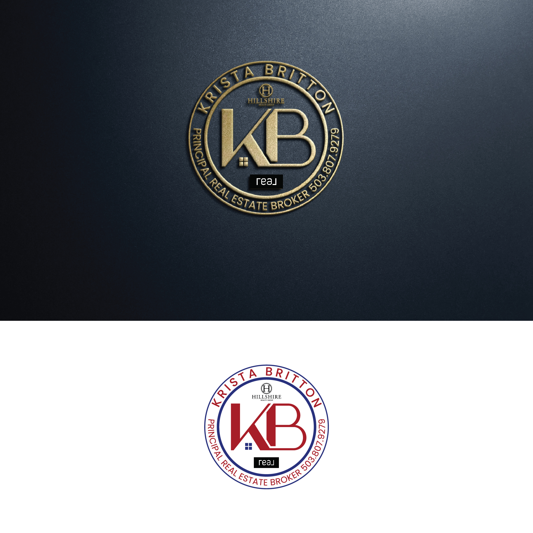 Logo Design by creativemood438 for Krista Britton Principal real estate Broker | Design #32853324