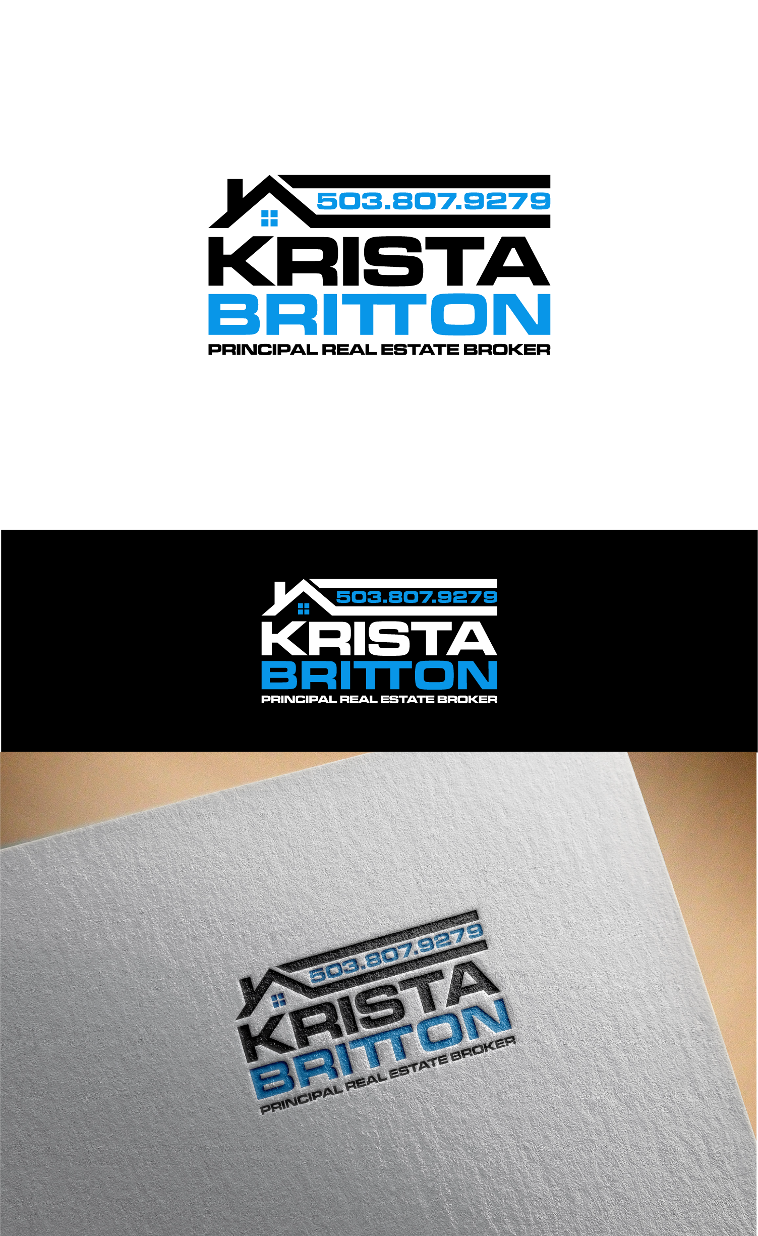 Logo Design by victipedia for Krista Britton Principal real estate Broker | Design #32871128