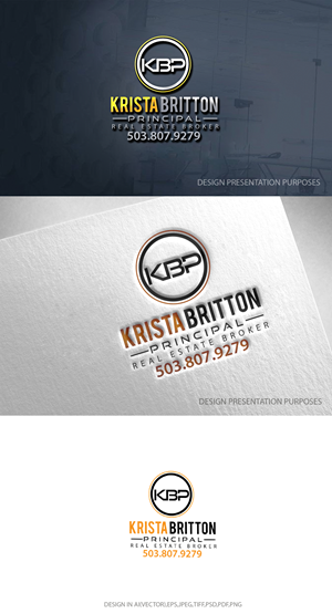 Logo Design by zebronicgraphic for Krista Britton Principal real estate Broker | Design: #32843089