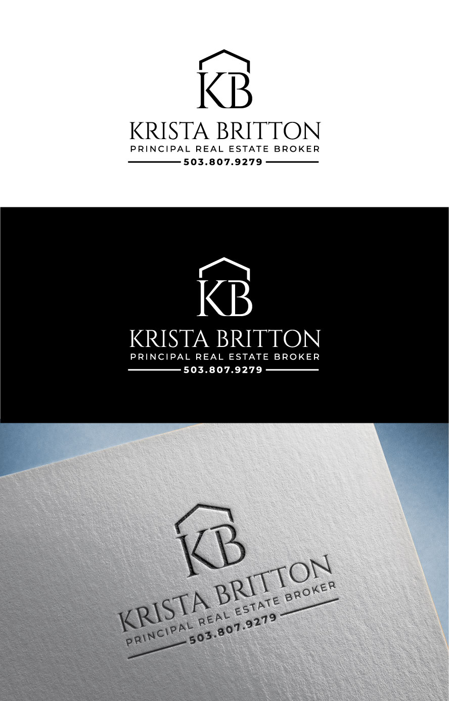 Logo Design by flora.c design for Krista Britton Principal real estate Broker | Design #32843728