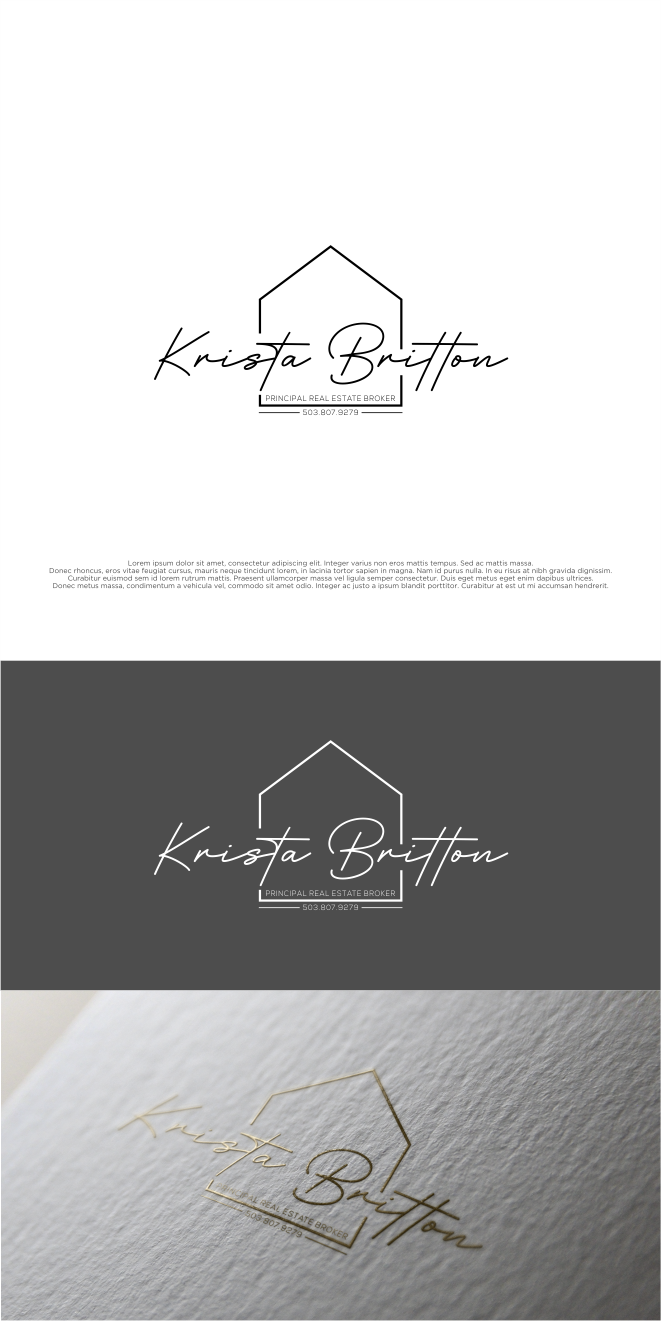 Design de Logo par shiroRo pour Krista Britton Principal real estate Broker | Design #32841986