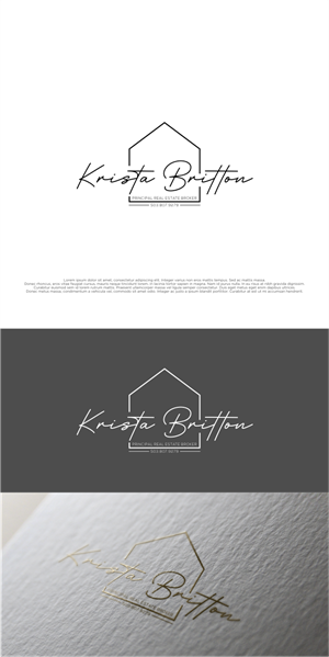 Diseño de Logo por shiroRo para Krista Britton Principal real estate Broker | Diseño: #32841986