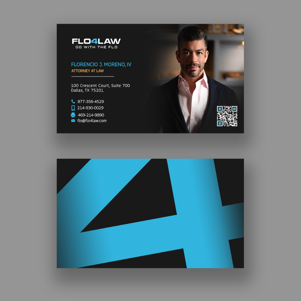 Business Card Design by Andrés Sebastián for Florencio J Moreno IV | Design #32852346