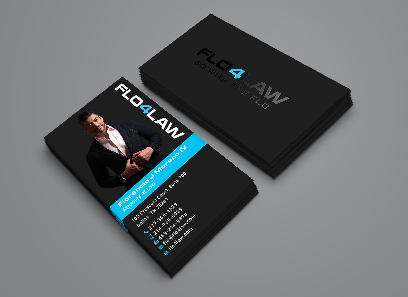 Business Card Design by Creative Moon Design for Florencio J Moreno IV | Design #32861501