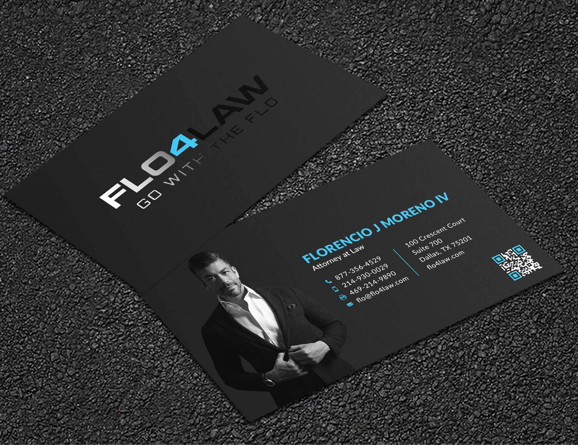 Business Card Design by Sun Moon Graphic Designer for Florencio J Moreno IV | Design #32841585