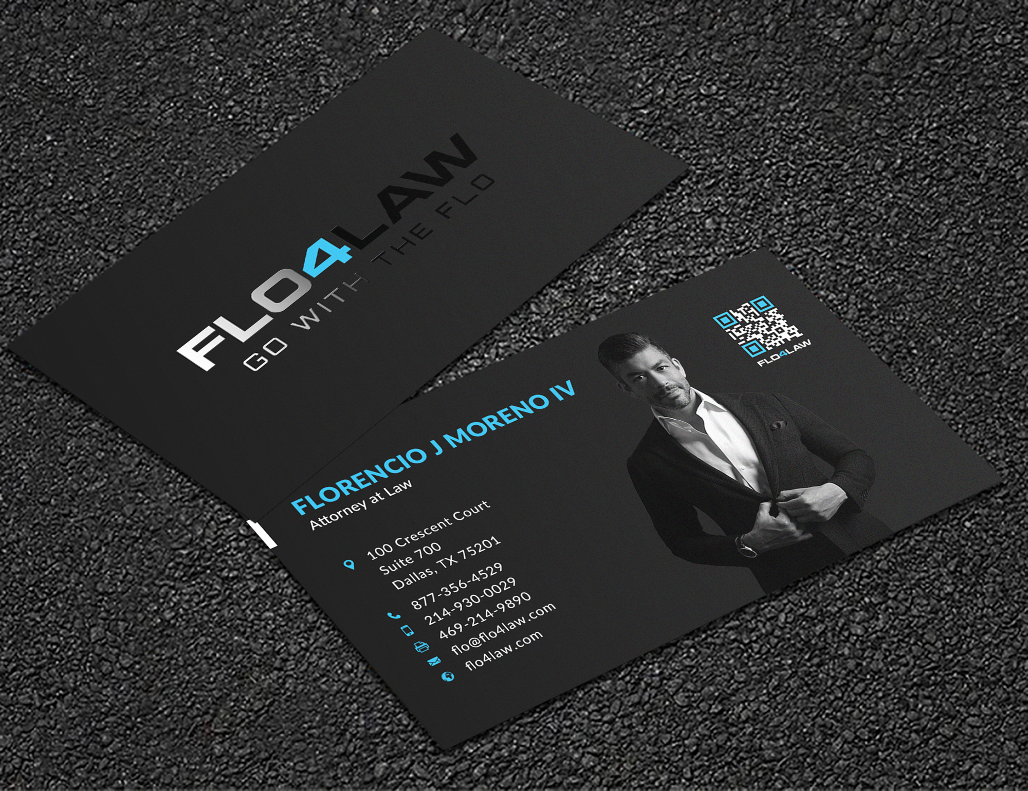 Business Card Design by Sun Moon Graphic Designer for Florencio J Moreno IV | Design #32841587