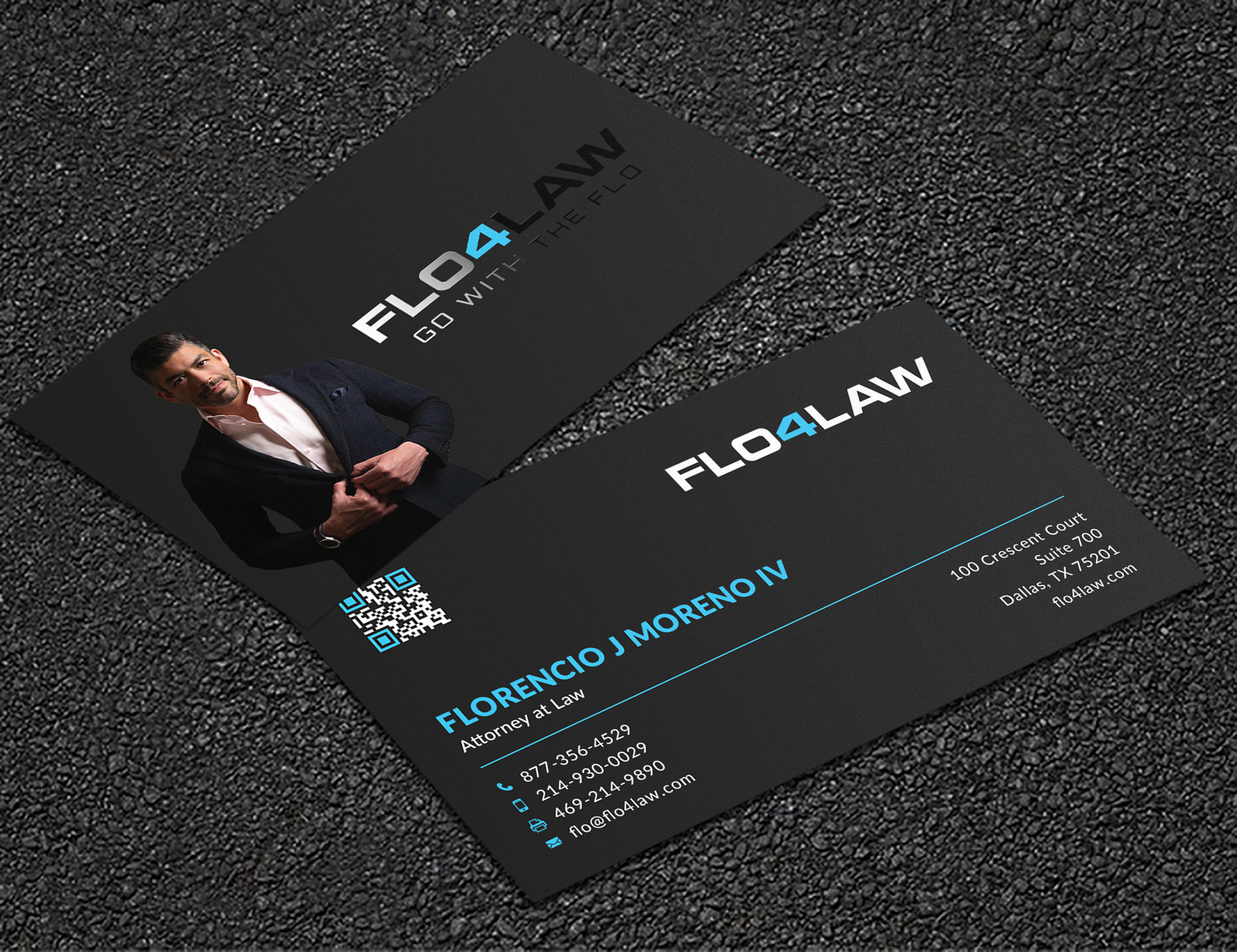 Business Card Design by Sun Moon Graphic Designer for Florencio J Moreno IV | Design #32841588
