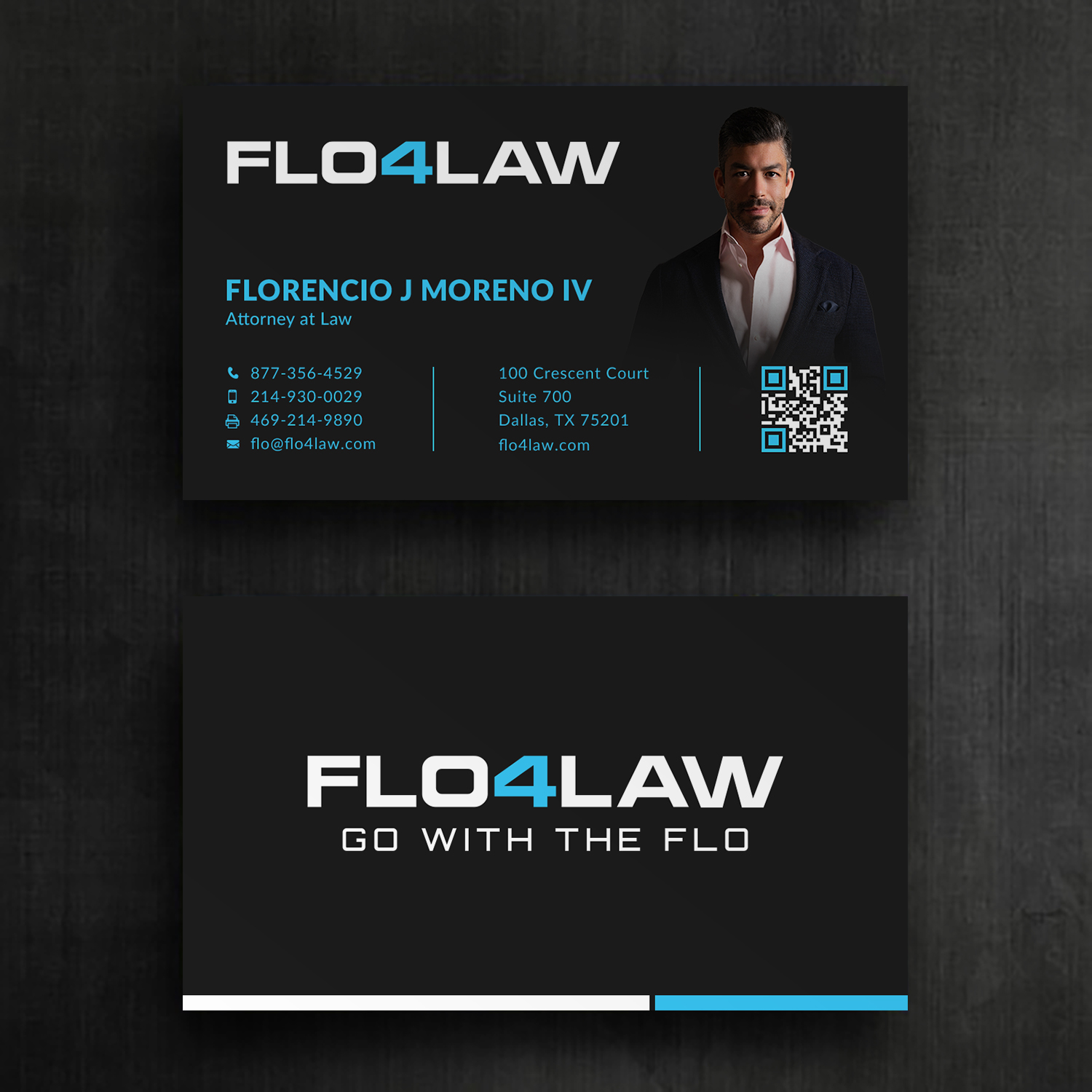 Business Card Design by Sun Moon Graphic Designer for Florencio J Moreno IV | Design #32848540