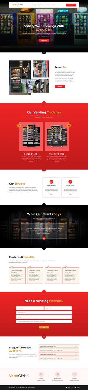 Web Design by Hafsa Fatymah for this project | Design #32884037