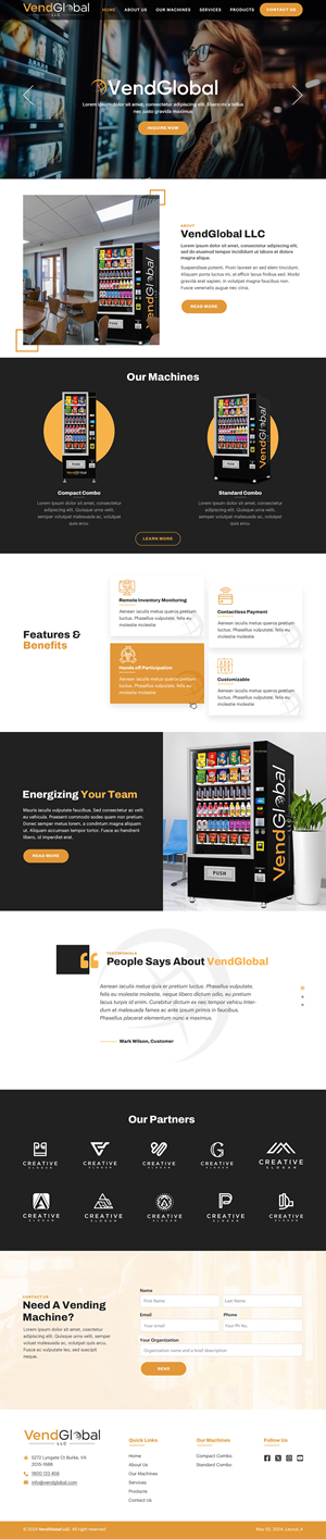 Web Design by sai.designer87 for this project | Design #32883292