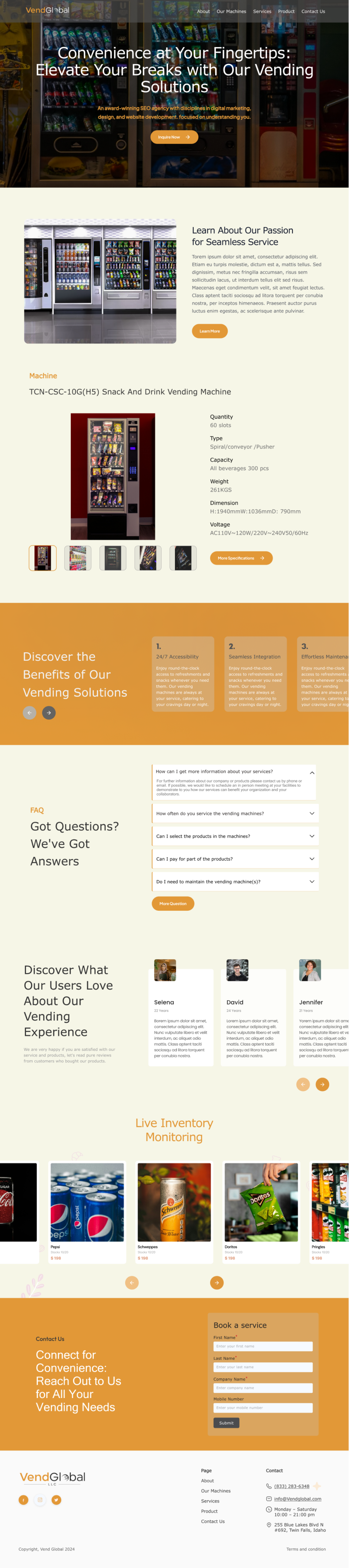 Diseño Web por Taufik H para este proyecto | Diseño #32865883