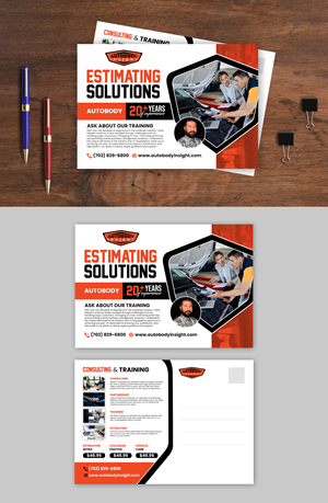 Diseño de Flyer por debdesign para Autobody Insight | Diseño: #32850677