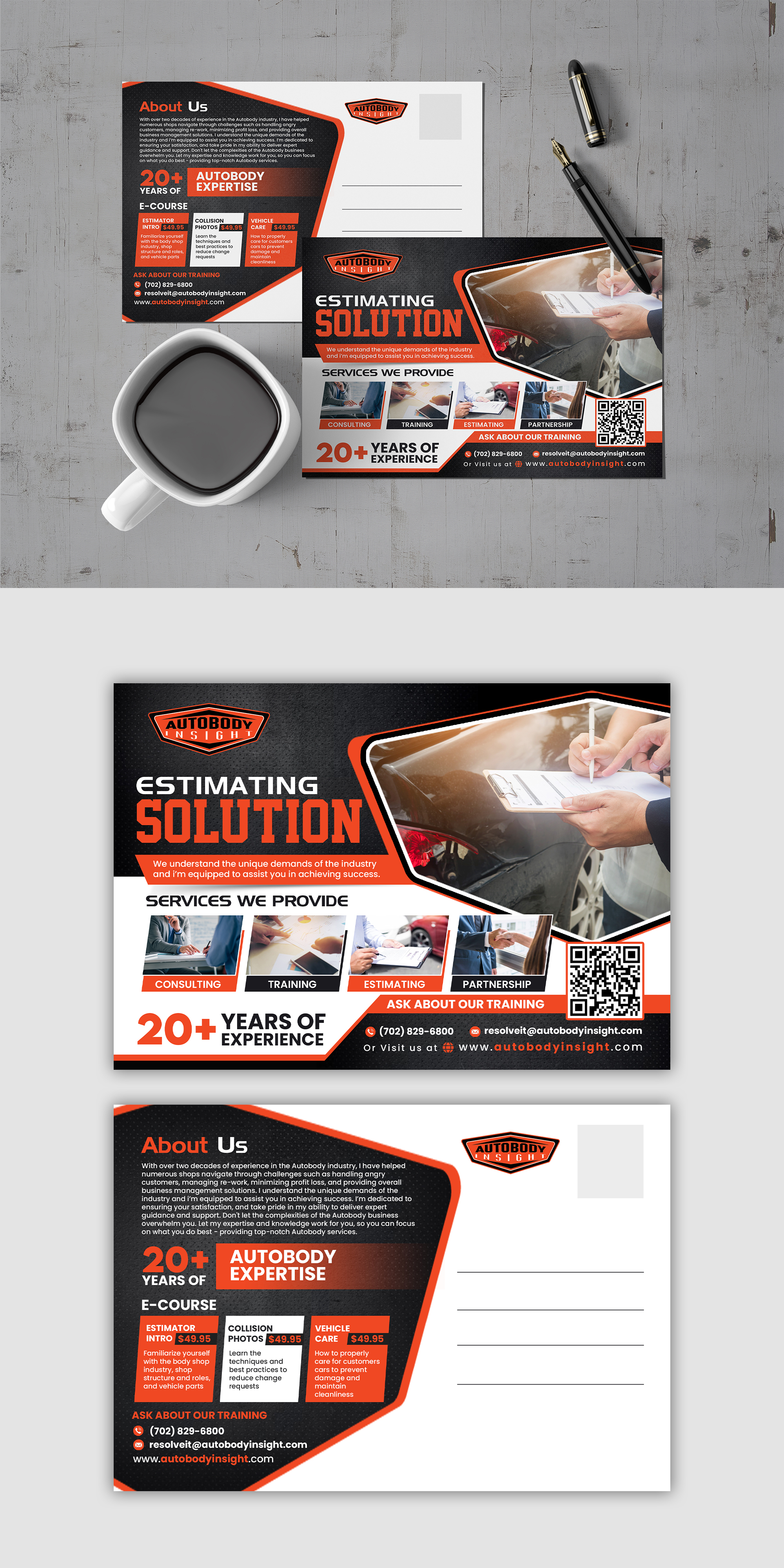 Diseño de Flyer por debdesign para Autobody Insight | Diseño #32851403