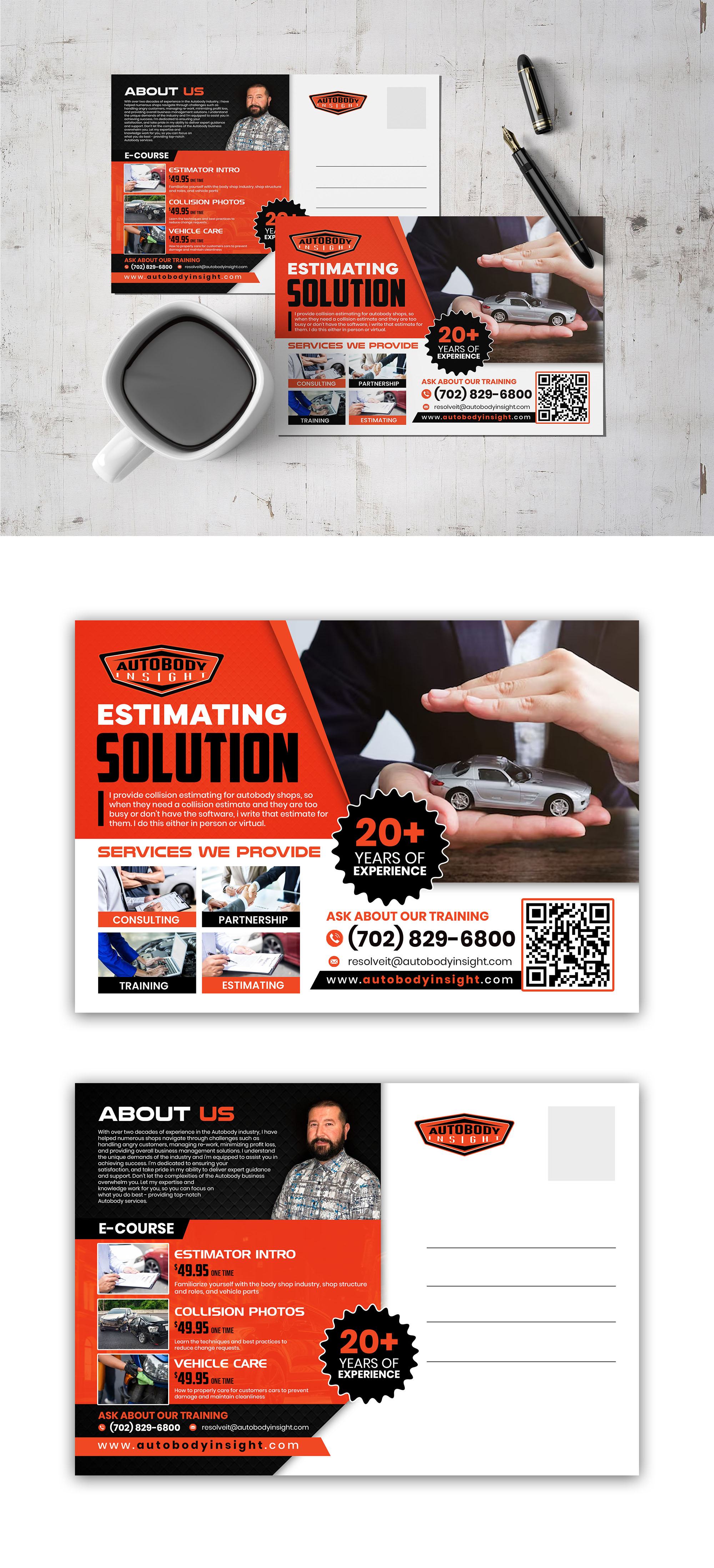 Diseño de Flyer por debdesign para Autobody Insight | Diseño #32851857