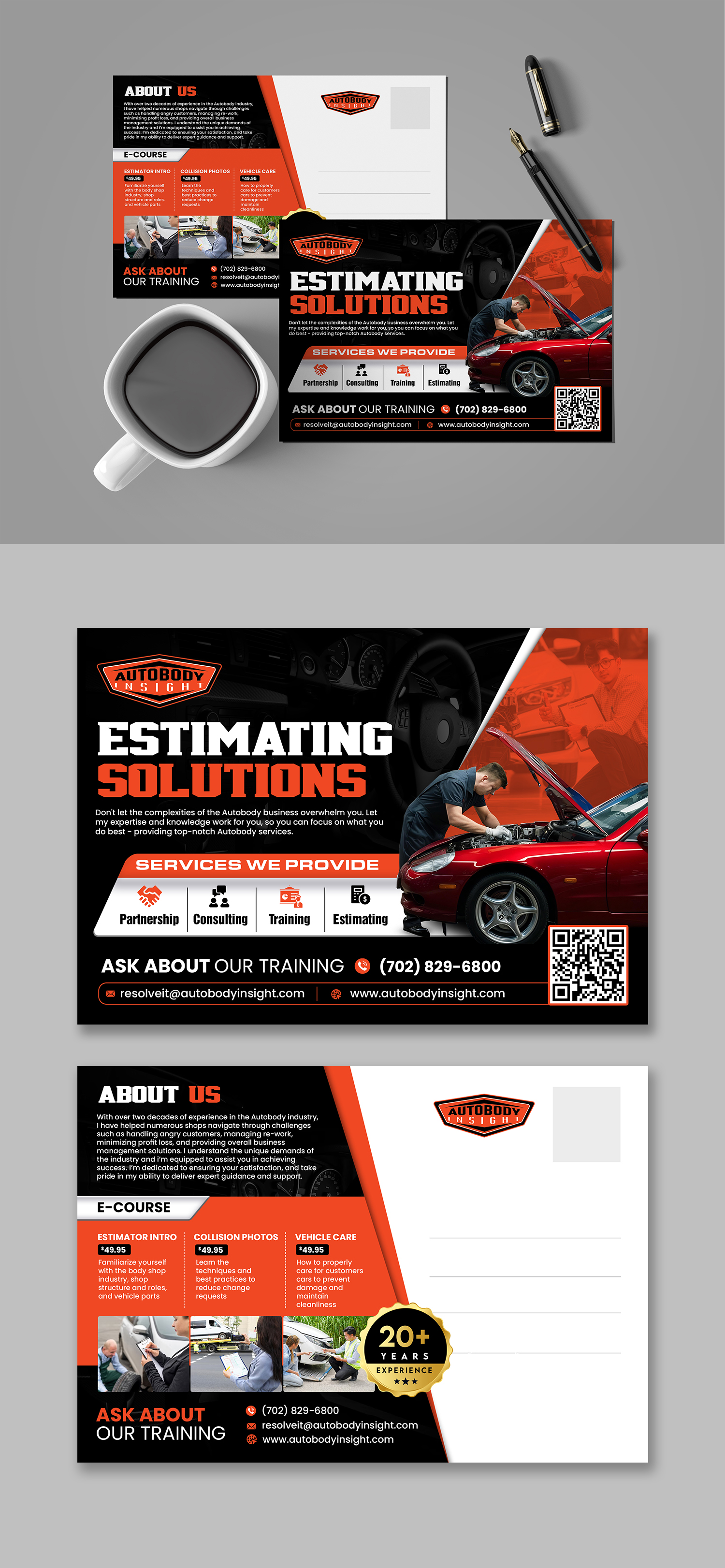 Diseño de Flyer por debdesign para Autobody Insight | Diseño #32852485