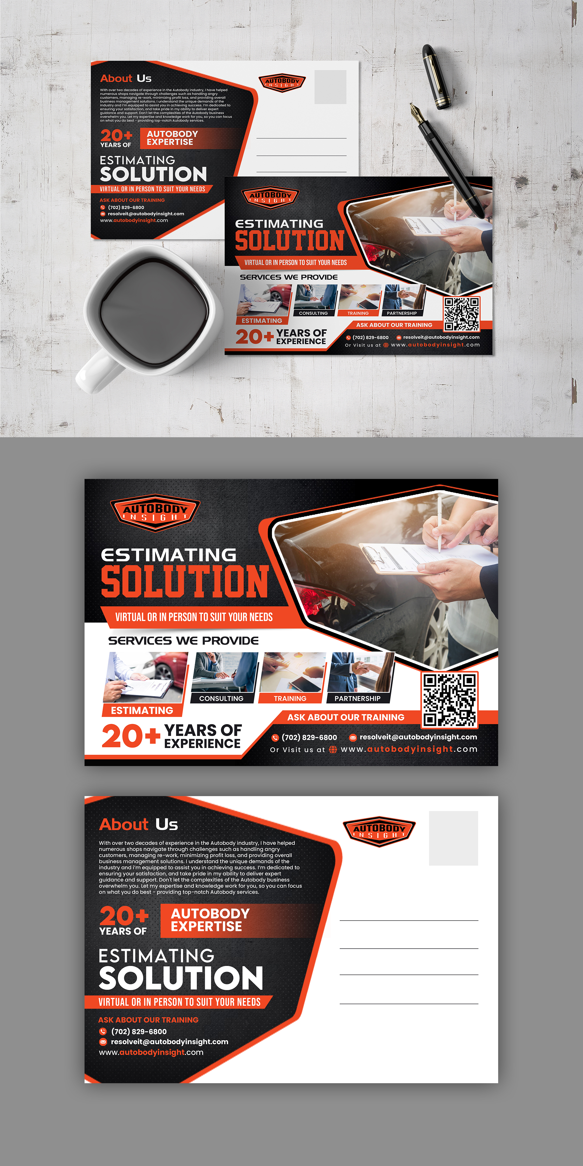 Diseño de Flyer por debdesign para Autobody Insight | Diseño #32855793