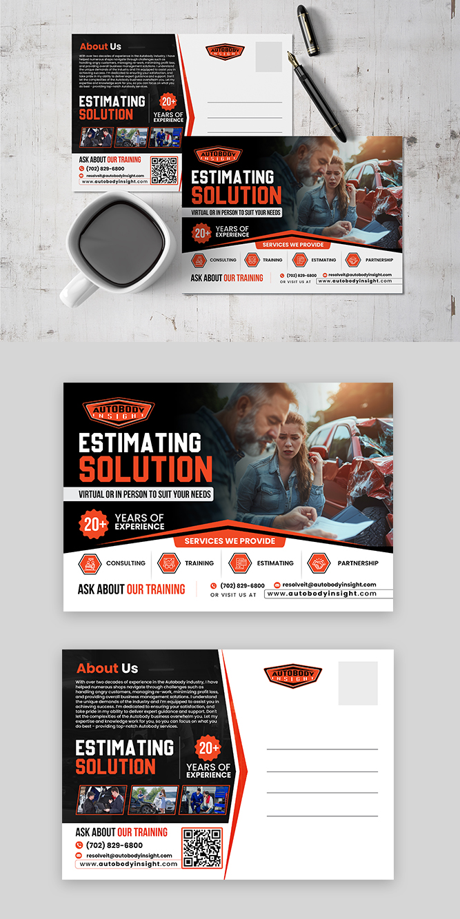 Diseño de Flyer por debdesign para Autobody Insight | Diseño #32855830