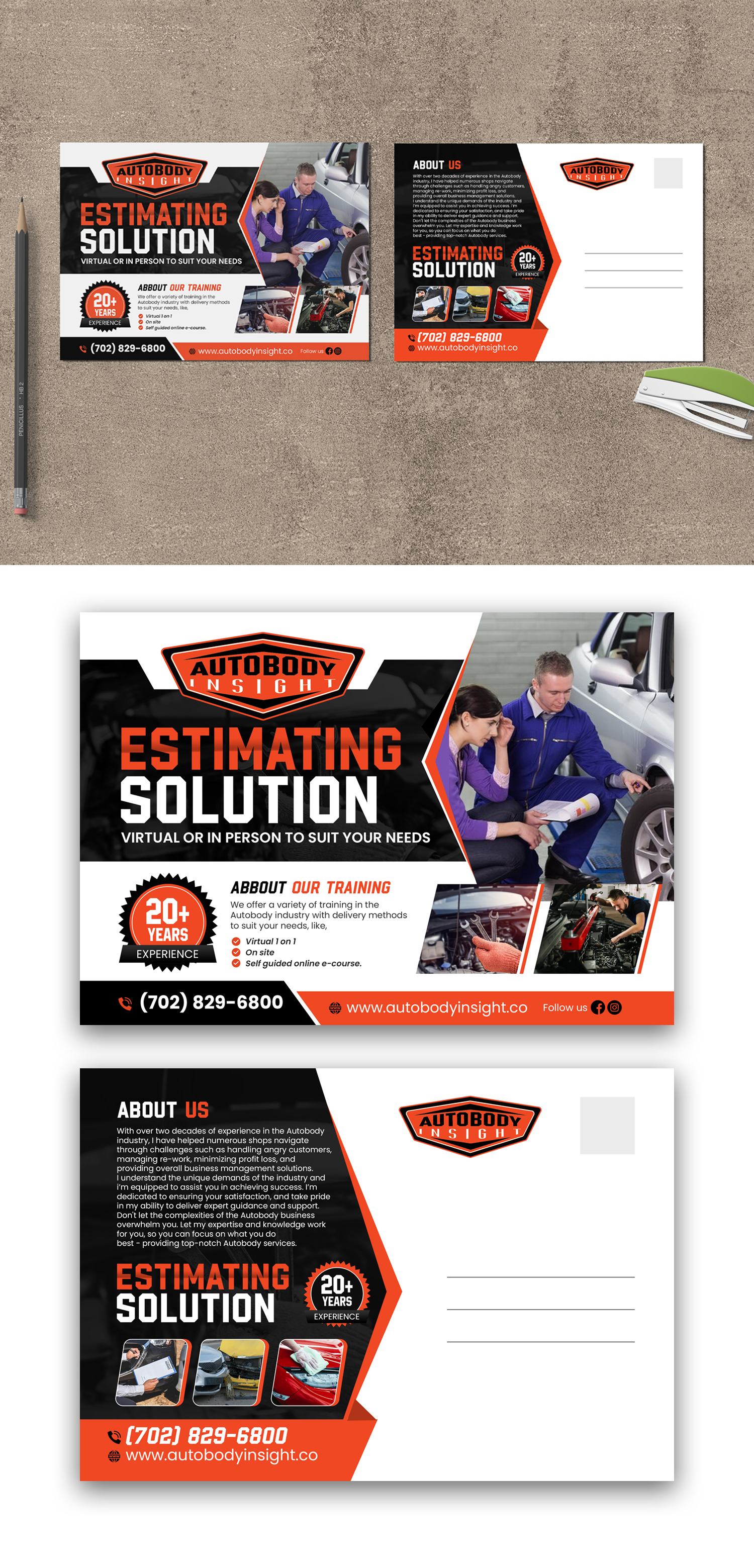 Diseño de Flyer por debdesign para Autobody Insight | Diseño #32855865