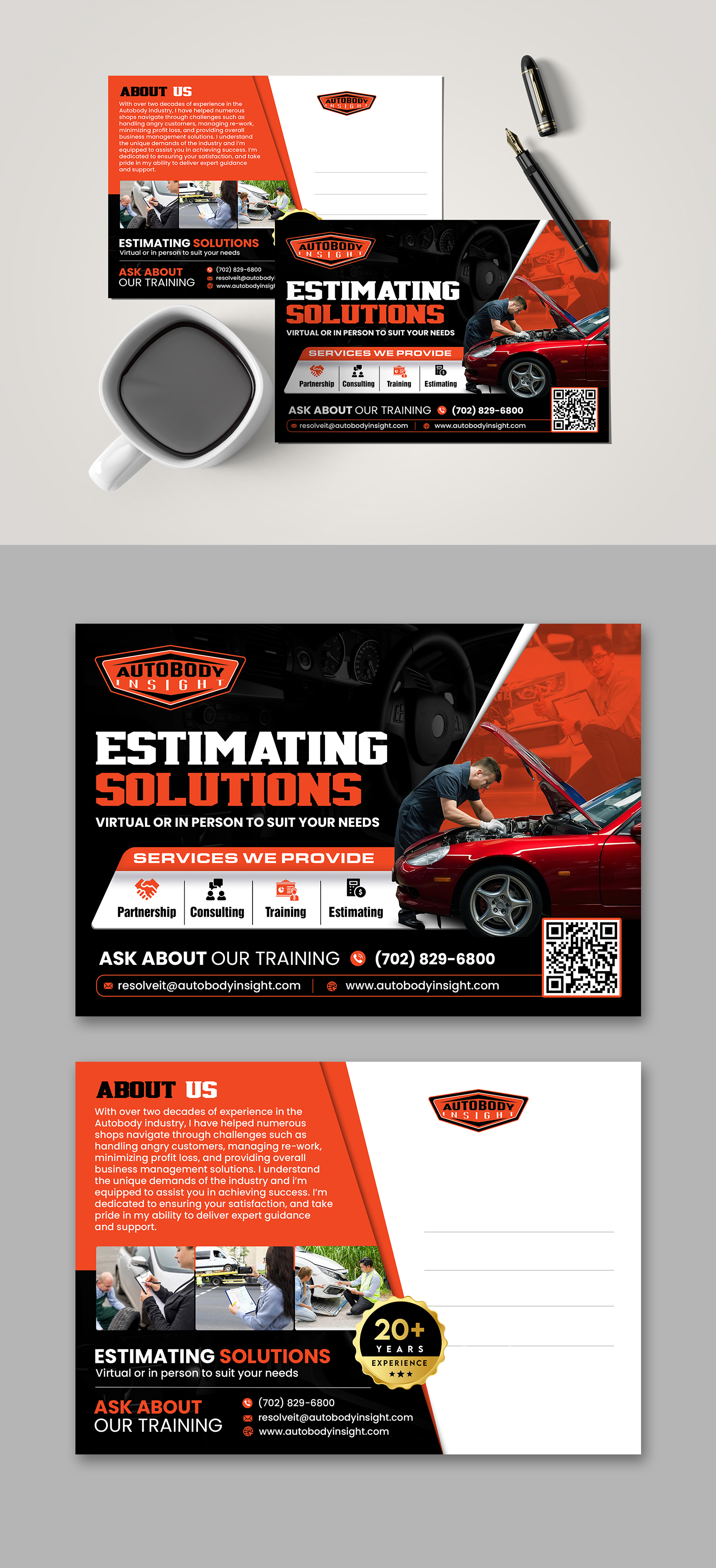 Diseño de Flyer por debdesign para Autobody Insight | Diseño #32855961