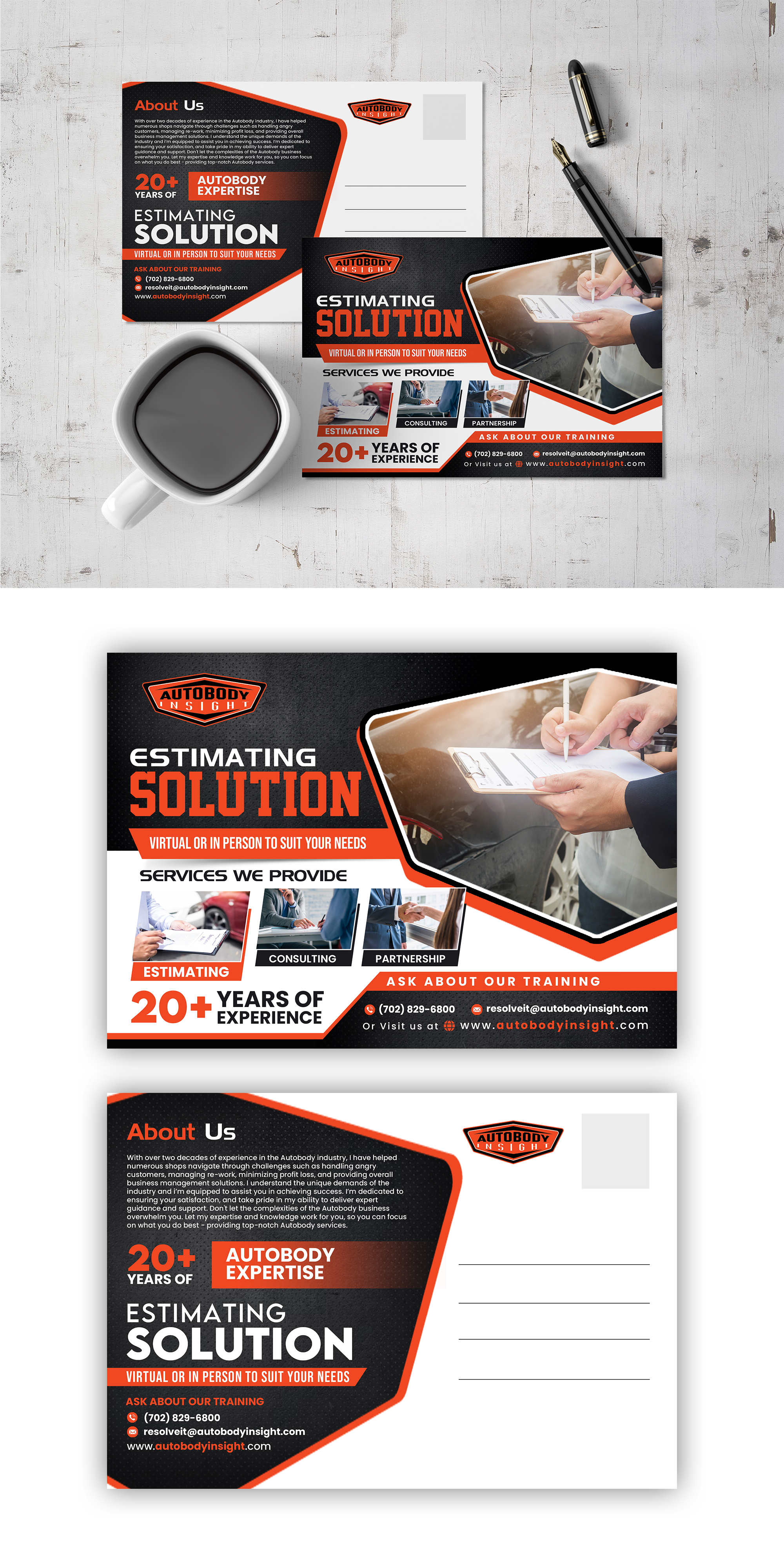 Diseño de Flyer por debdesign para Autobody Insight | Diseño #32856512