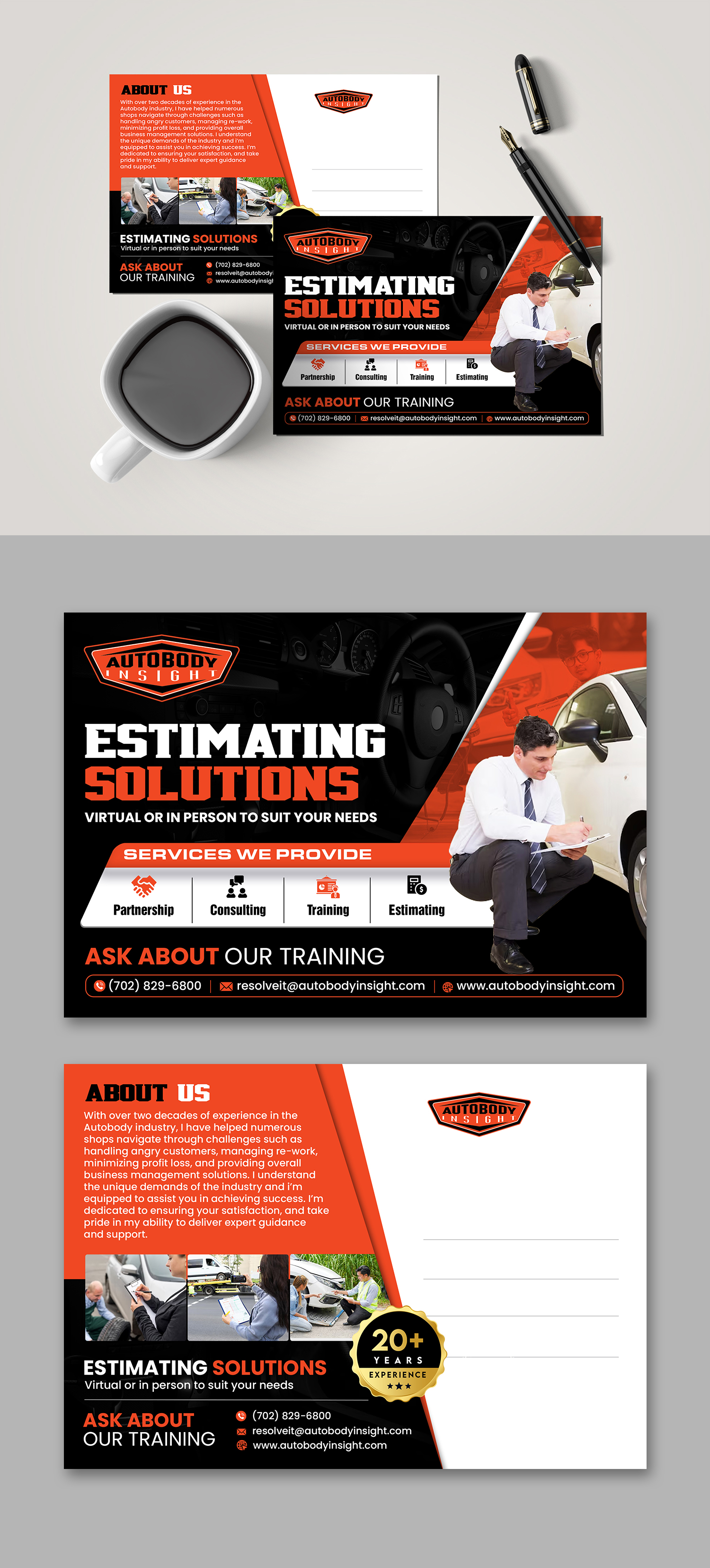 Diseño de Flyer por debdesign para Autobody Insight | Diseño #32856630