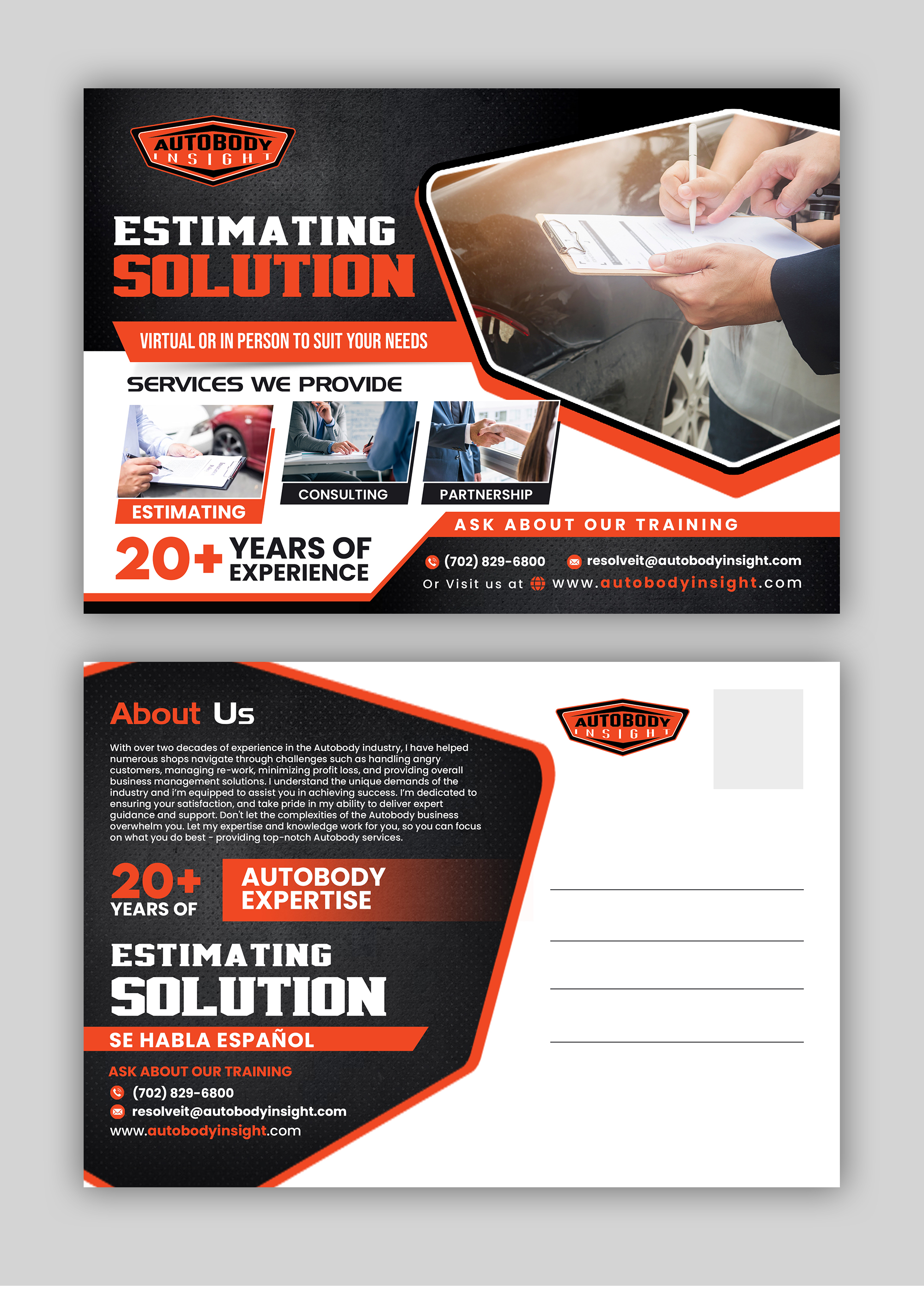 Diseño de Flyer por debdesign para Autobody Insight | Diseño #32870351