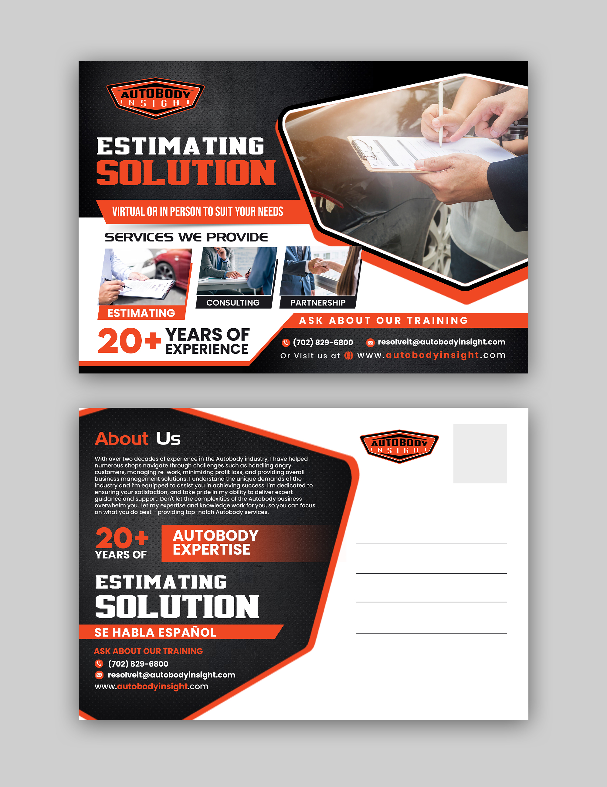 Diseño de Flyer por debdesign para Autobody Insight | Diseño #33089999