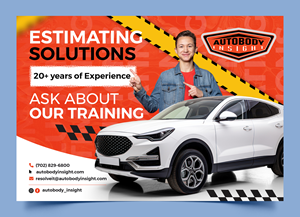 Design de Flyer par Graphic Guy pour Autobody Insight | Design #32852730