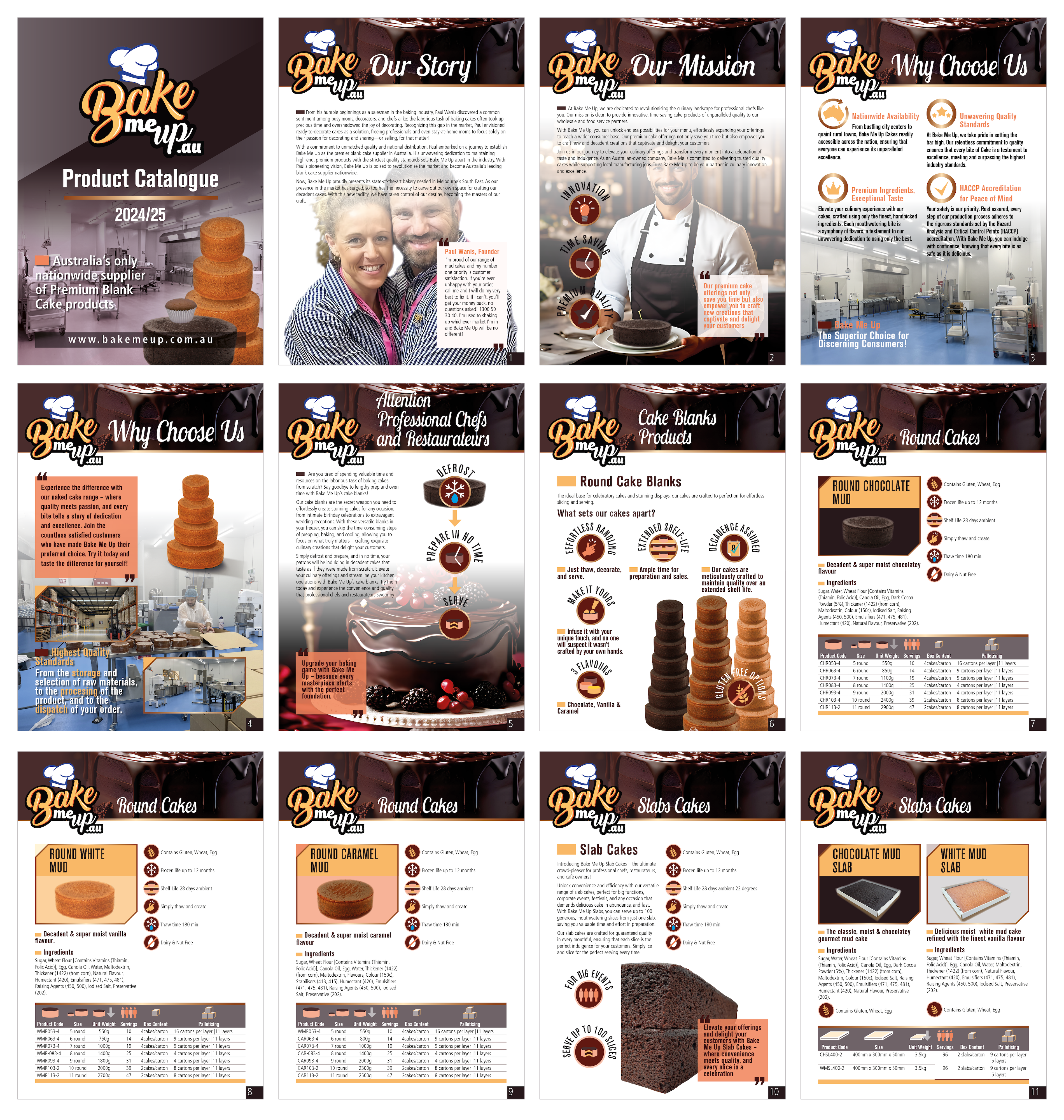 Catalogue Design by LOM for Bake Me Up | Design: #32868060