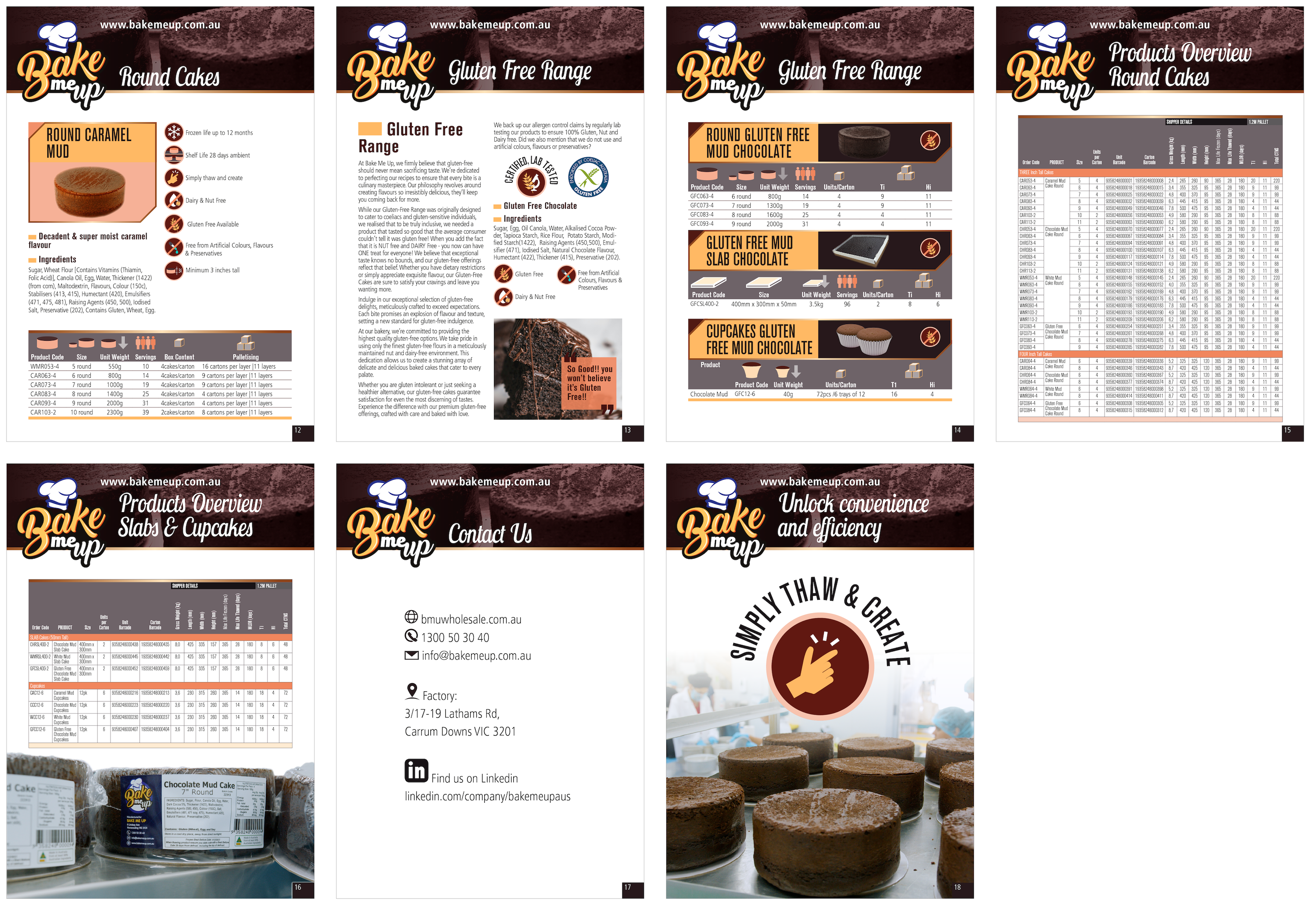 Catalogue Design by LOM for Bake Me Up | Design #32926038