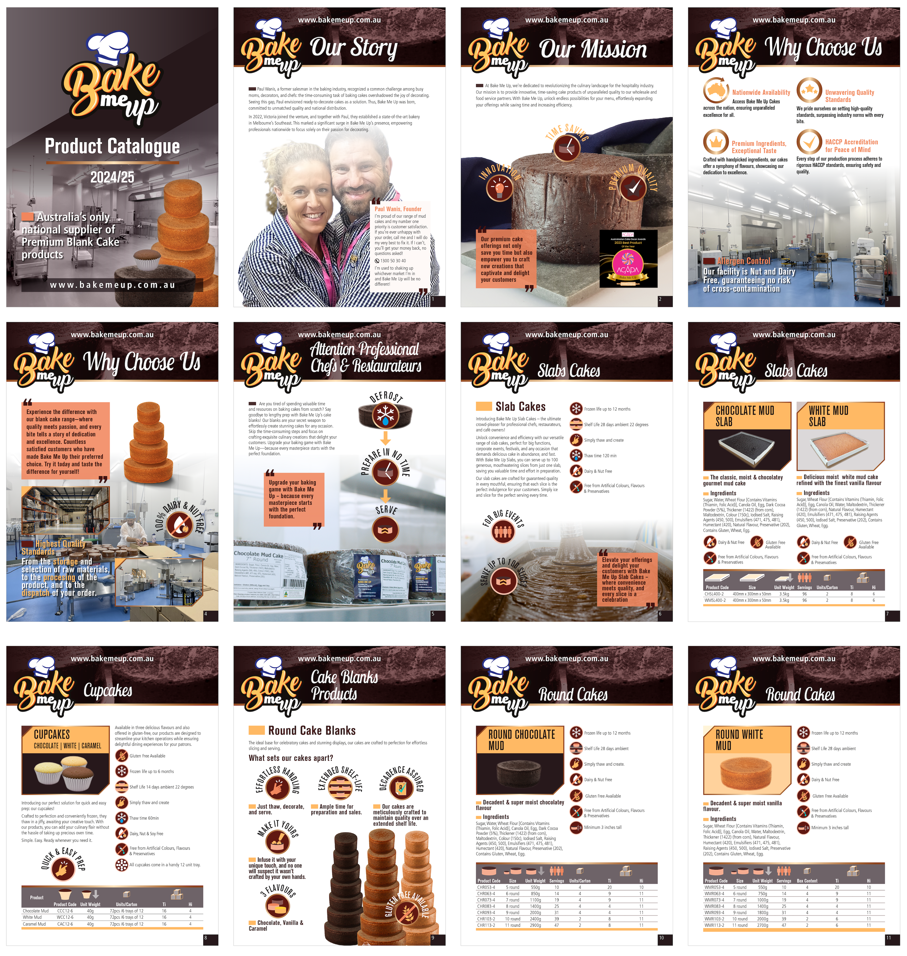 Catalogue Design by LOM for Bake Me Up | Design #32926039