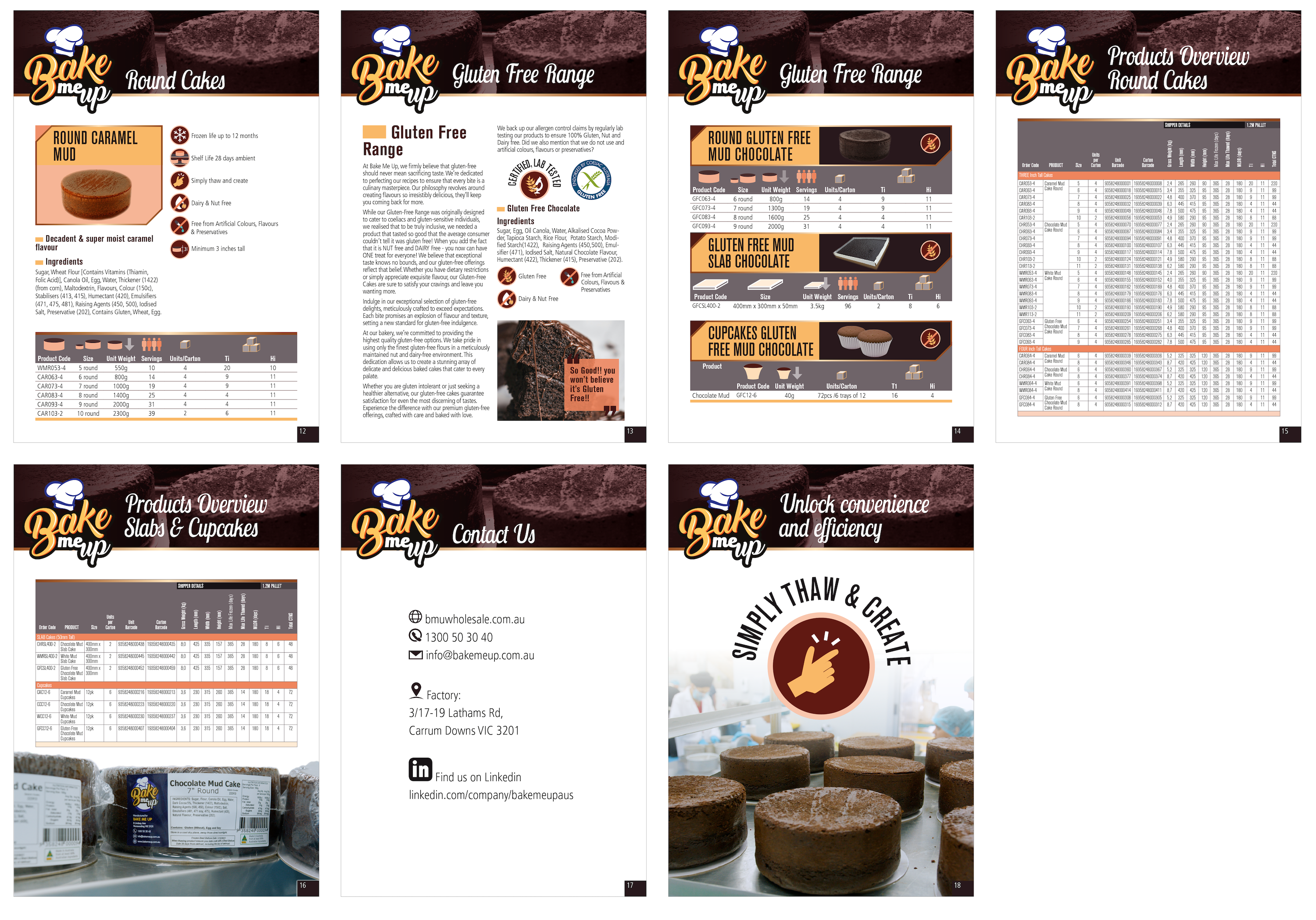 Catalogue Design by LOM for Bake Me Up | Design #32931313