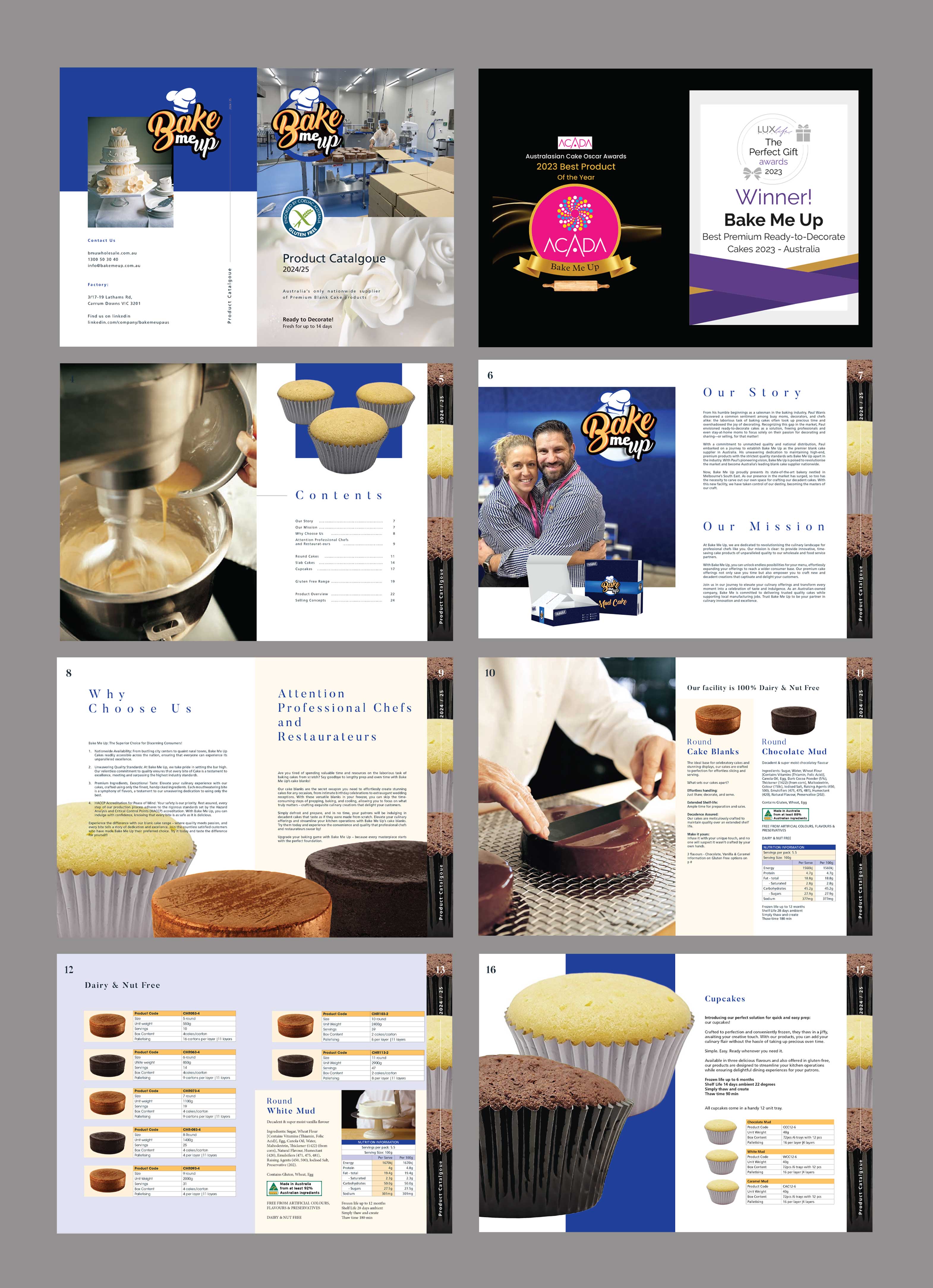 Catalogue Design by Creative D2024 for Bake Me Up | Design #32886753