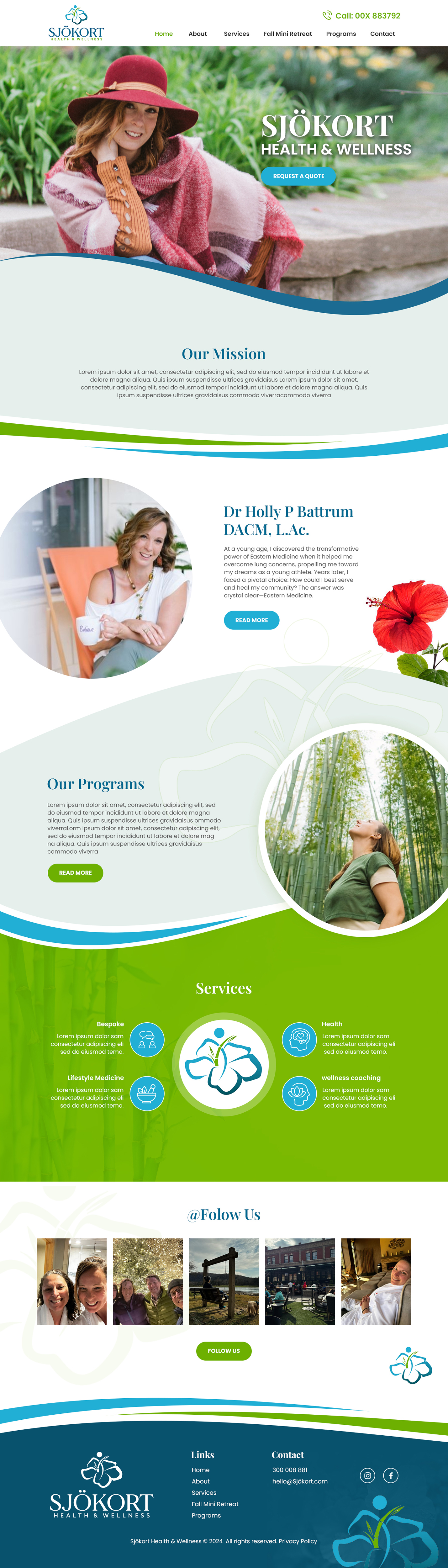 Web Design by MAHABA for Motion Point Acupuncture  | Design #32850467