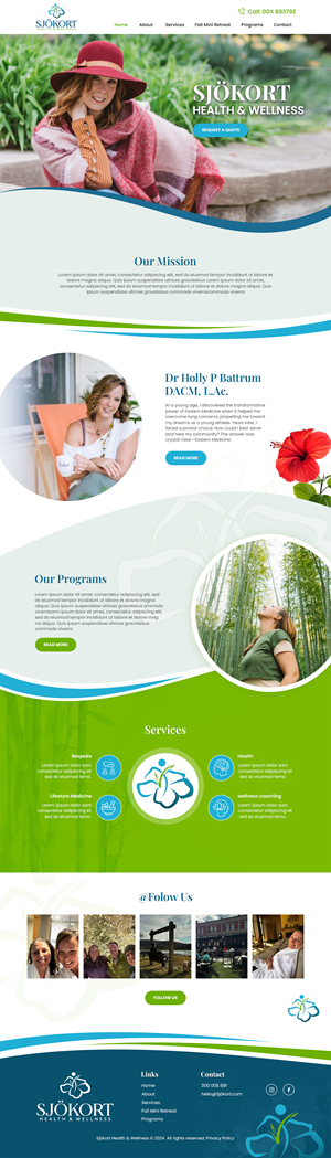 Web Design by MAHABA for Motion Point Acupuncture  | Design: #32850467