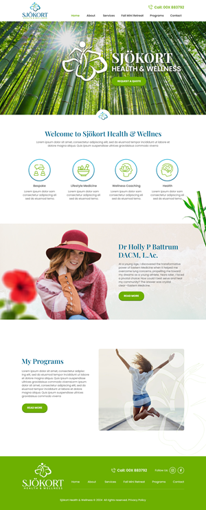 Web Design by MAHABA for Motion Point Acupuncture  | Design: #32850468