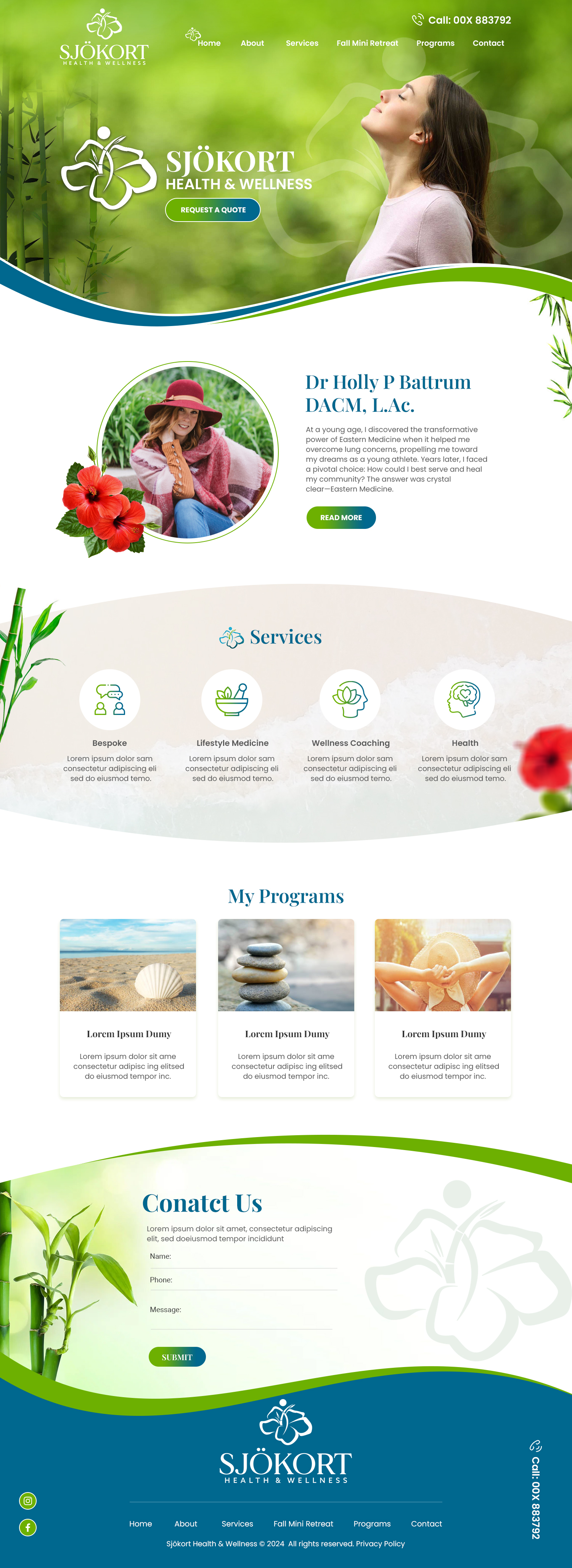 Web Design by MAHABA for Motion Point Acupuncture  | Design #32850469