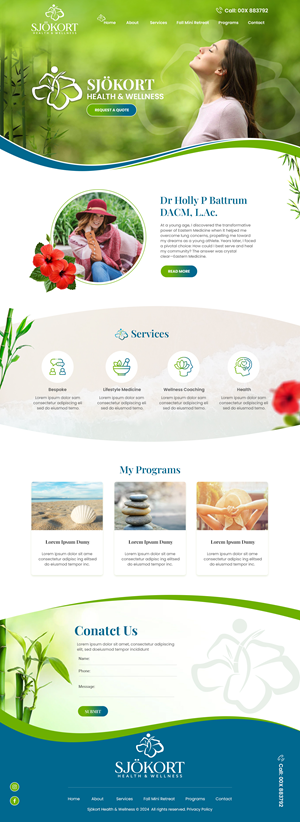 Web Design by MAHABA for Motion Point Acupuncture  | Design: #32850469