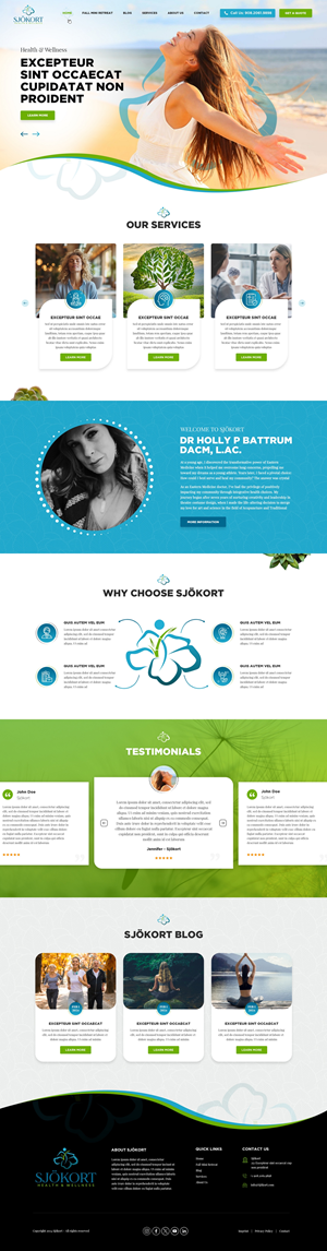 Web Design by pb for Motion Point Acupuncture  | Design: #32853031