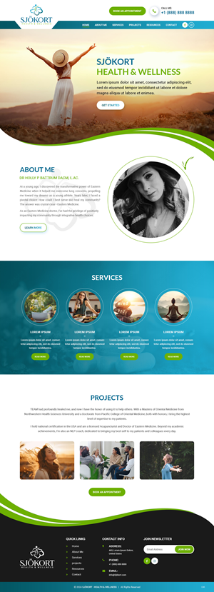 Web Design by pb for Motion Point Acupuncture  | Design: #32853035